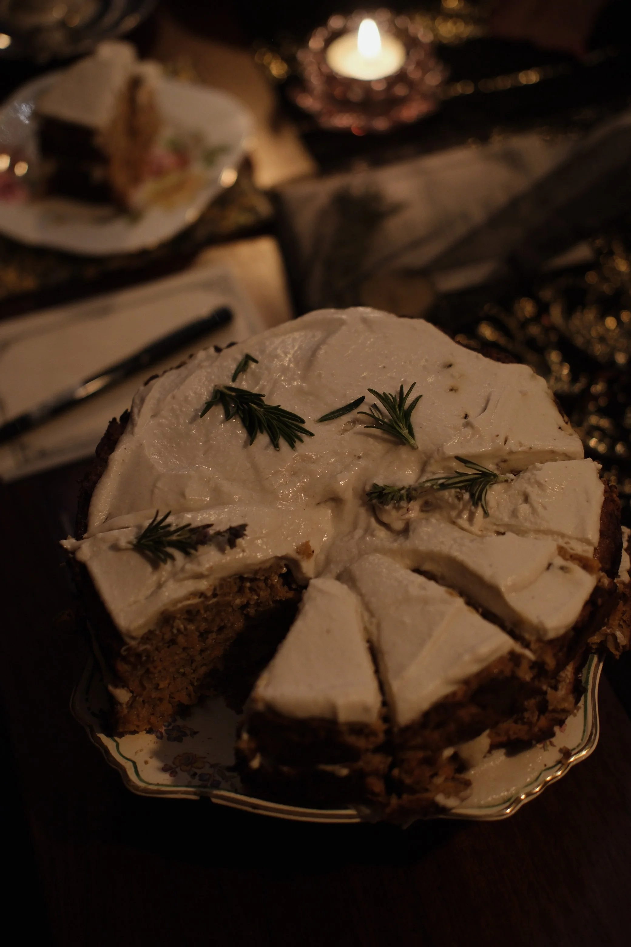 Winter Rosemary &amp; Carrot Cake (GF)