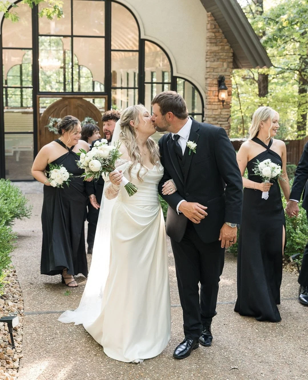 Your wedding party? Your built-in hype crew. 💃🕺
We love seeing how each group brings their energy, humor, and support to the day - whether it’s during getting ready, group photos, or lining up before the ceremony.
PC: Shalyn O'Neal Phot