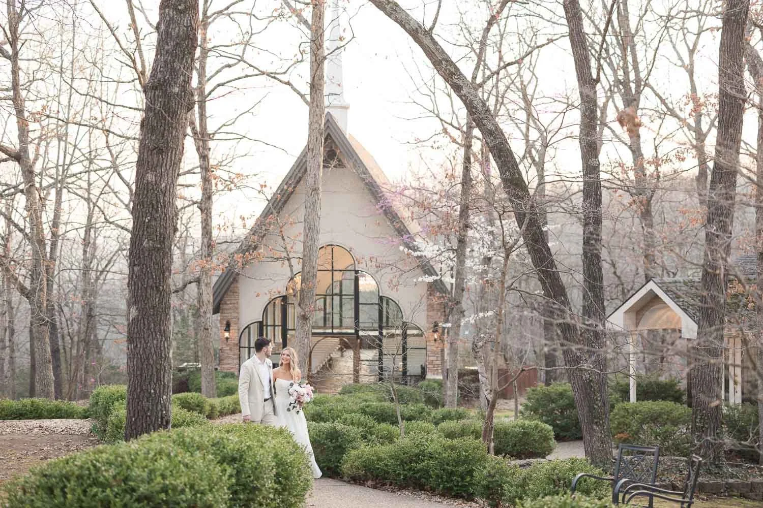 Makenzie &amp; Noah | A Perfect Early Spring Wedding at Stonegate Glass Chapel | 3.14.26