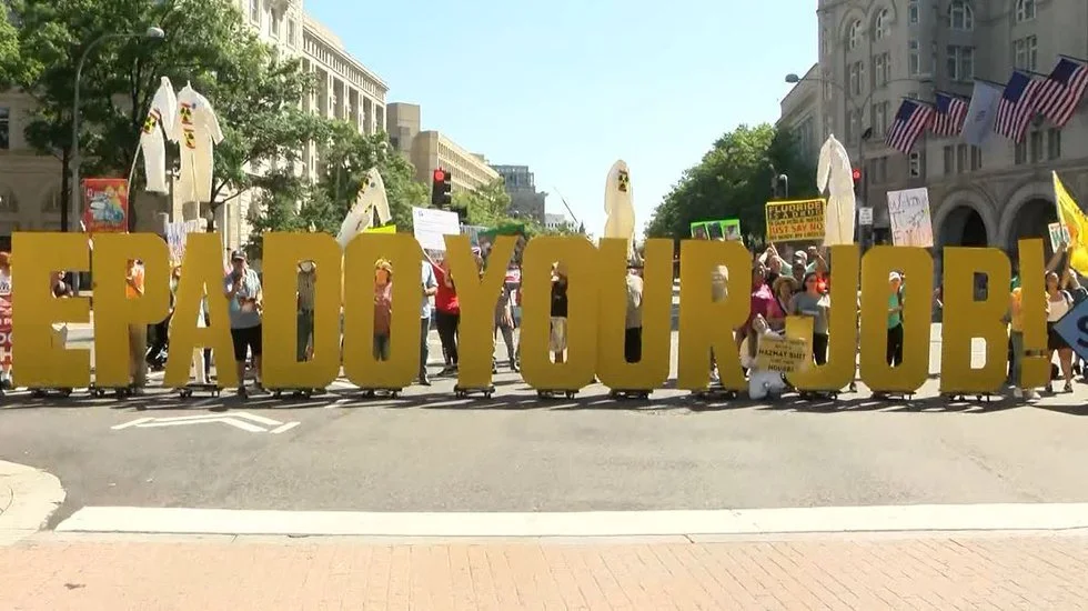 ‘Do your job’: Families sickened by Red Hill fuel contamination march on DC to demand clean water