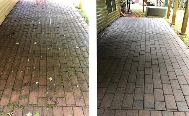 Patio came out beautifully... #BeforeAndAfter