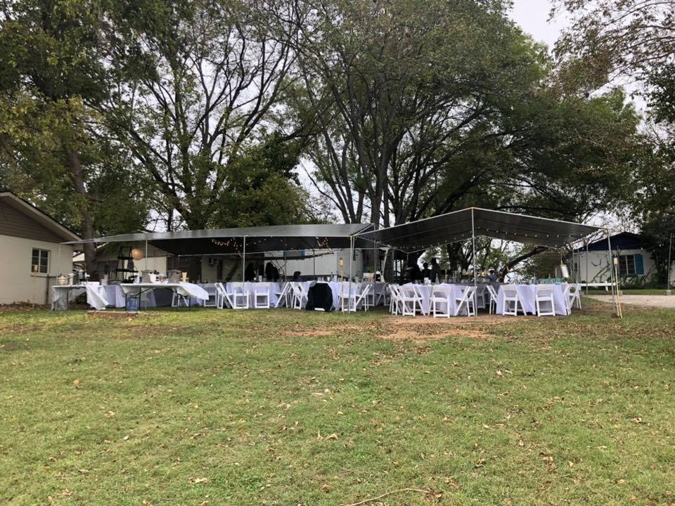 Wedding reception tables