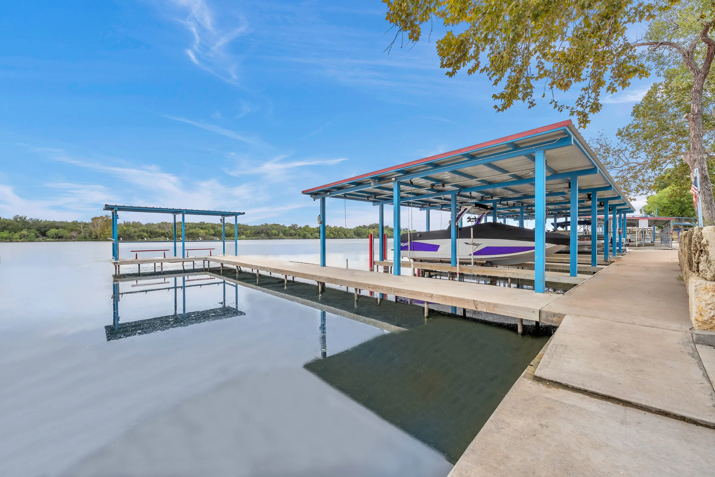 Perfect lake swimming area