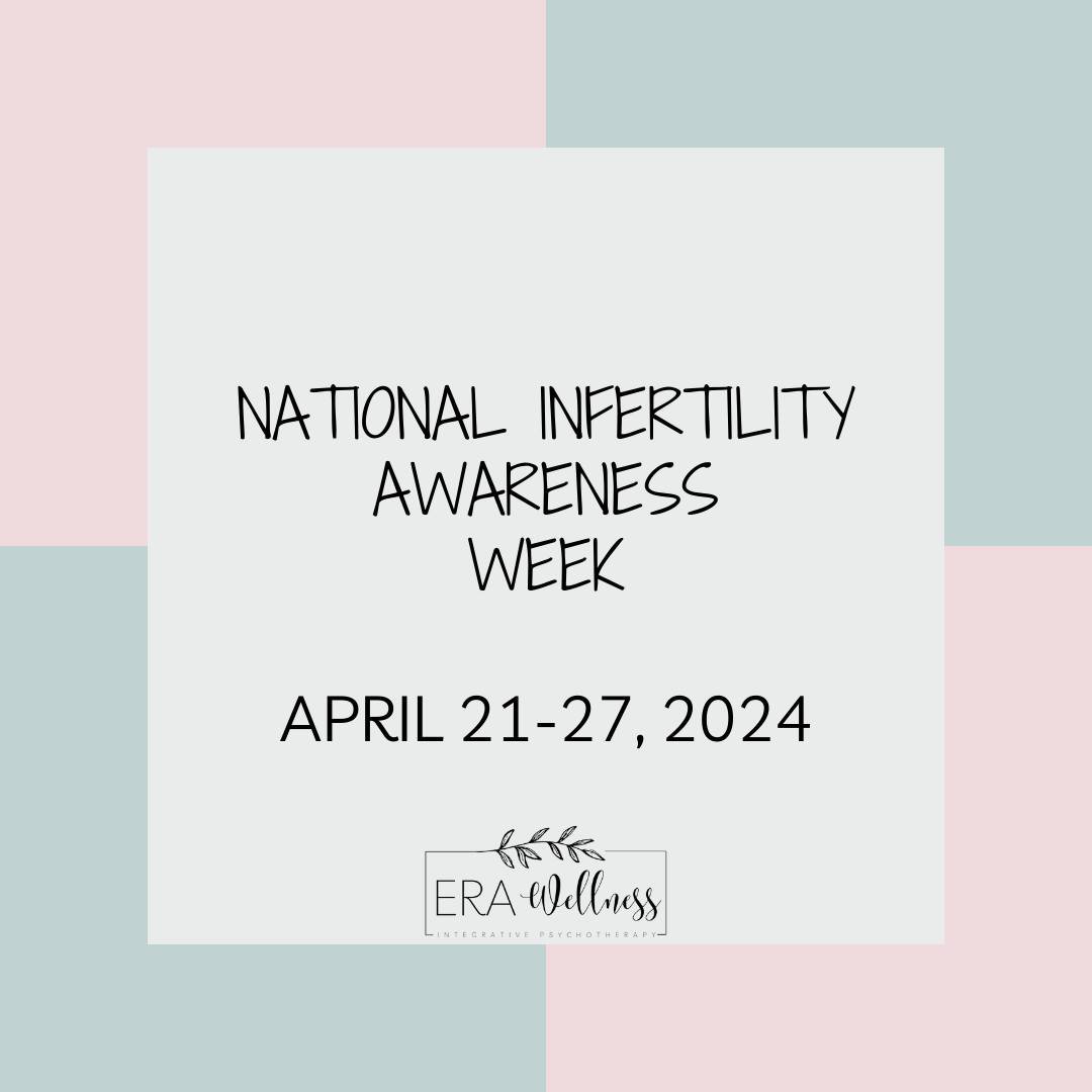 This week is National Infertility Awareness Week.

This week, we support and recognize those to find and use their voice, talk about what they face when they have fertility challenges, and support you all in your infertility journeys.

No two journey