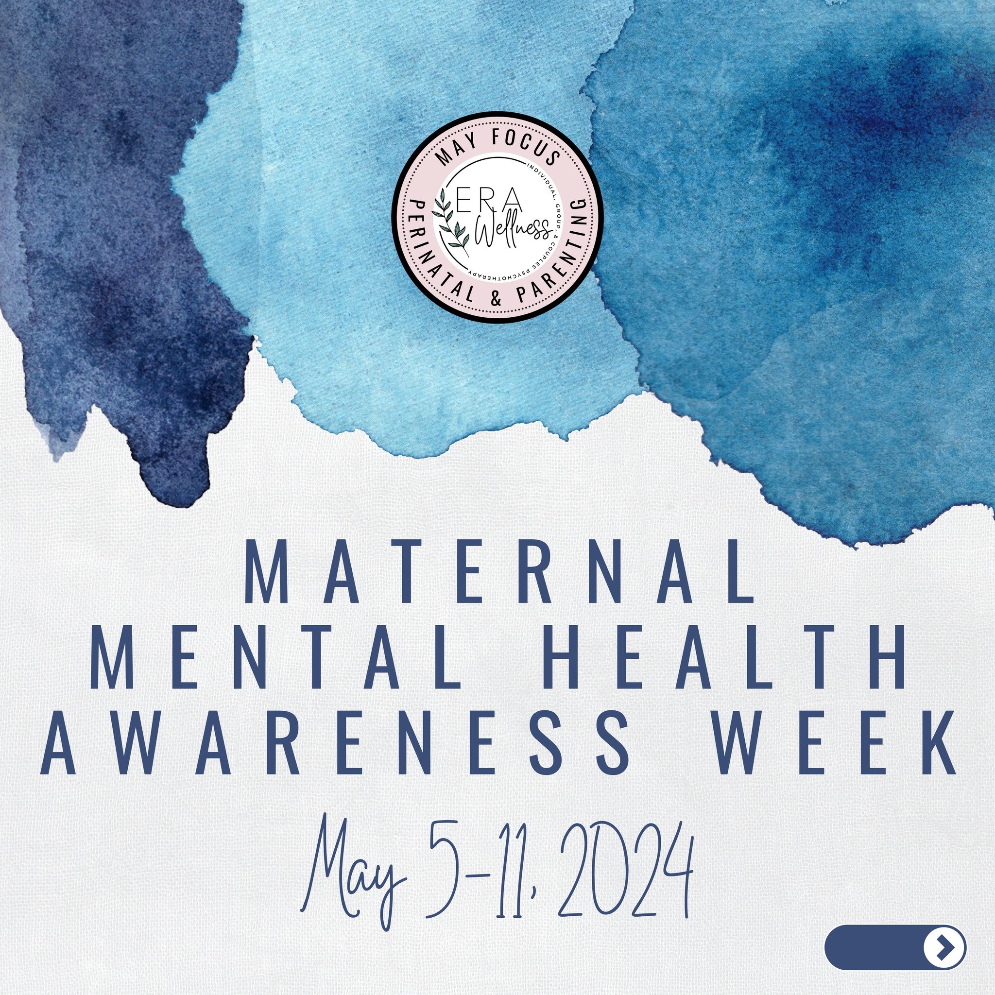 This week is Maternal Mental Health Awareness Week! We're participating in @thebluedotprj's weeklong campaign to shine a light on perinatal mental health with action to take every day. The theme this year is &quot;Storytelling Saves Lives&quot;, high