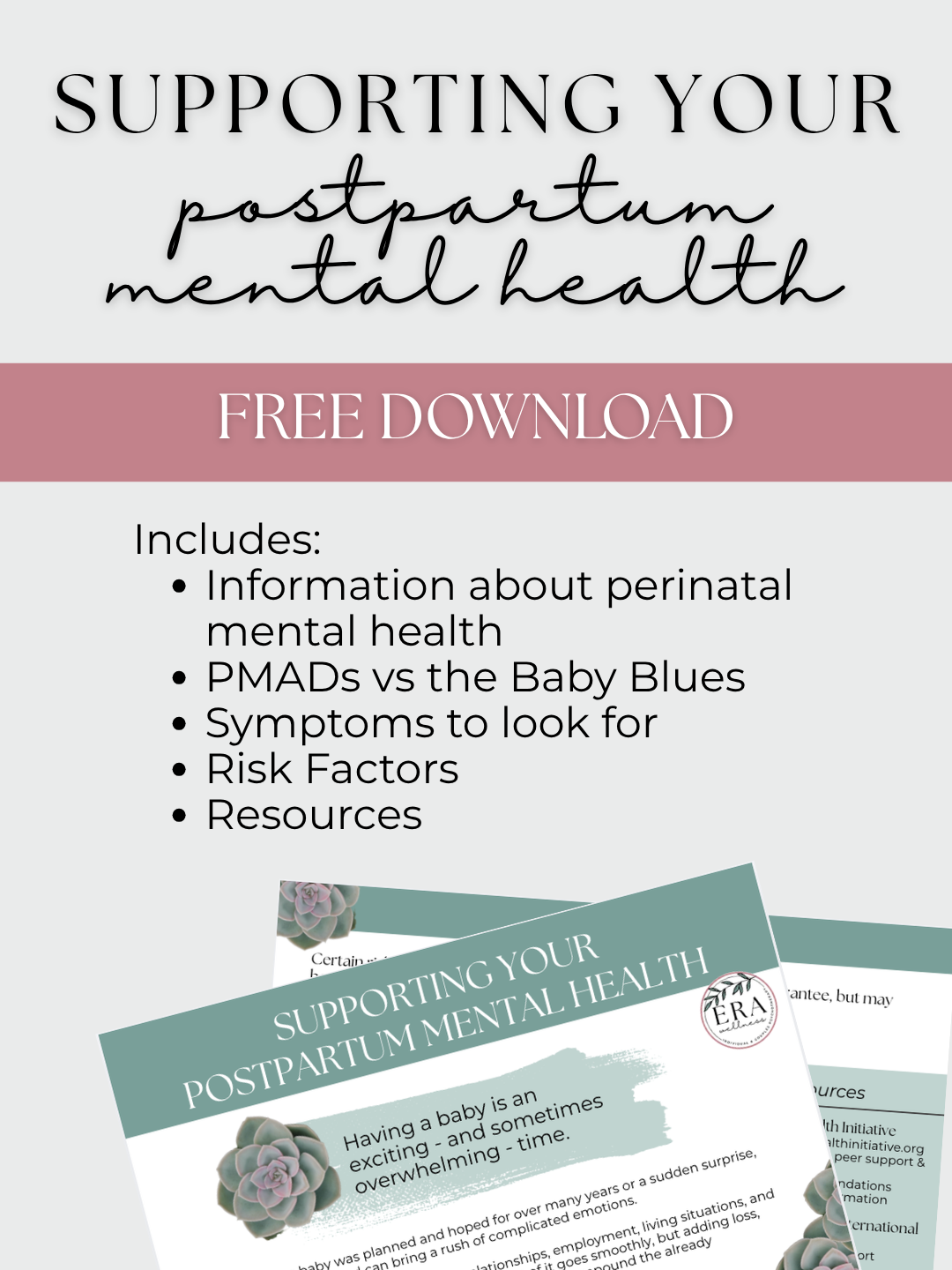 Supporting Your Postpartum Mental Health