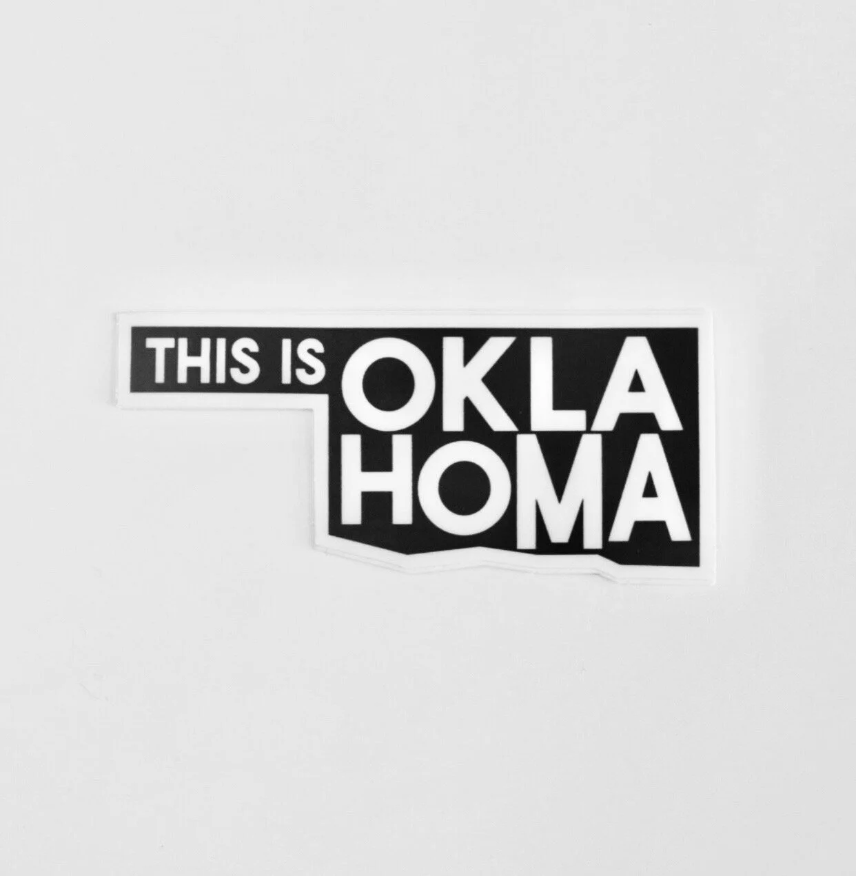 This is Oklahoma Sticker