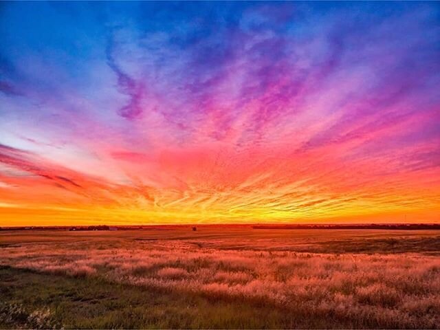 How good is this mornings sunrise!! Enid Oklahoma 📸 @higher_image_llc #thisisoklahoma