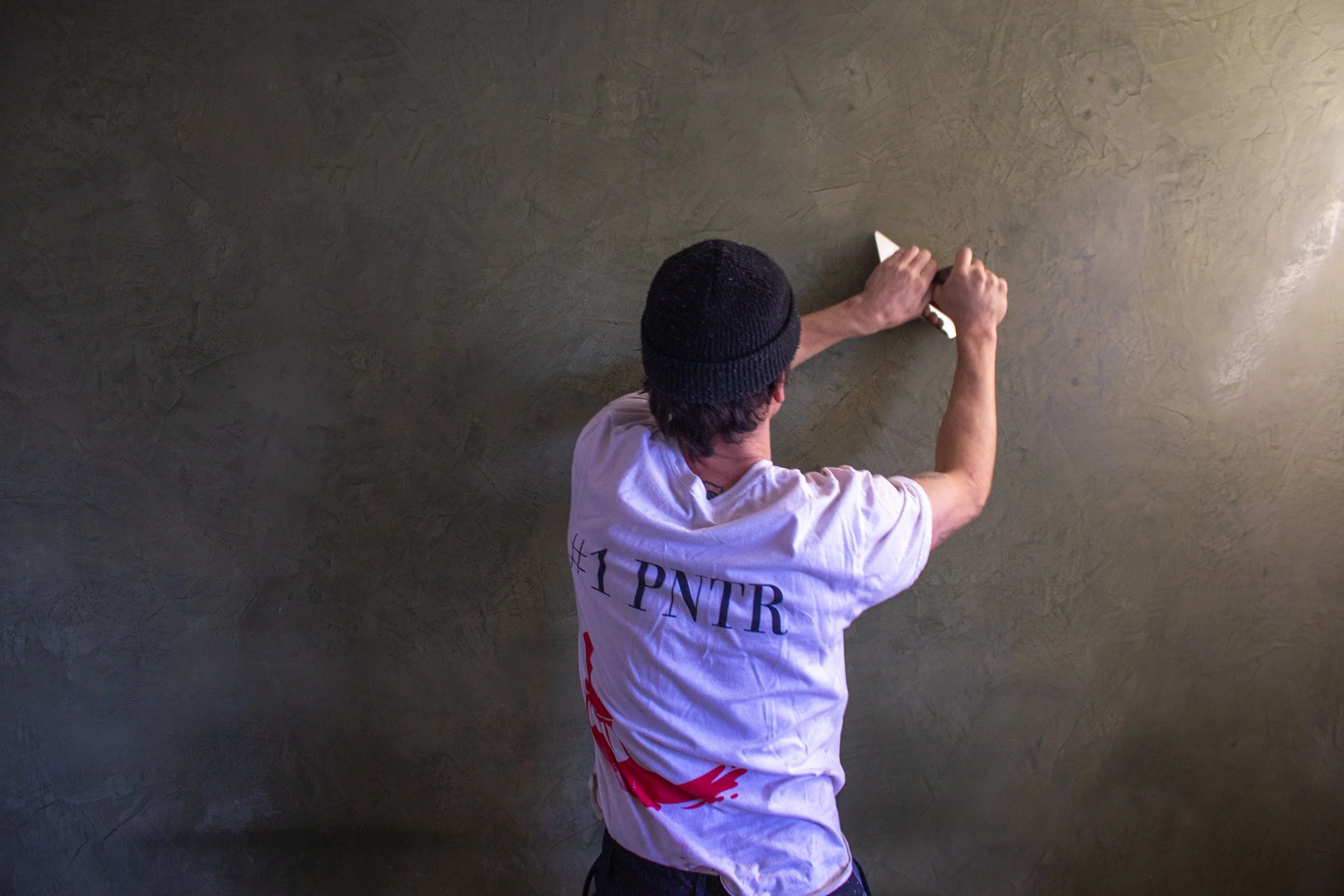 Skinner Painting Co painting a Calgary residential home.