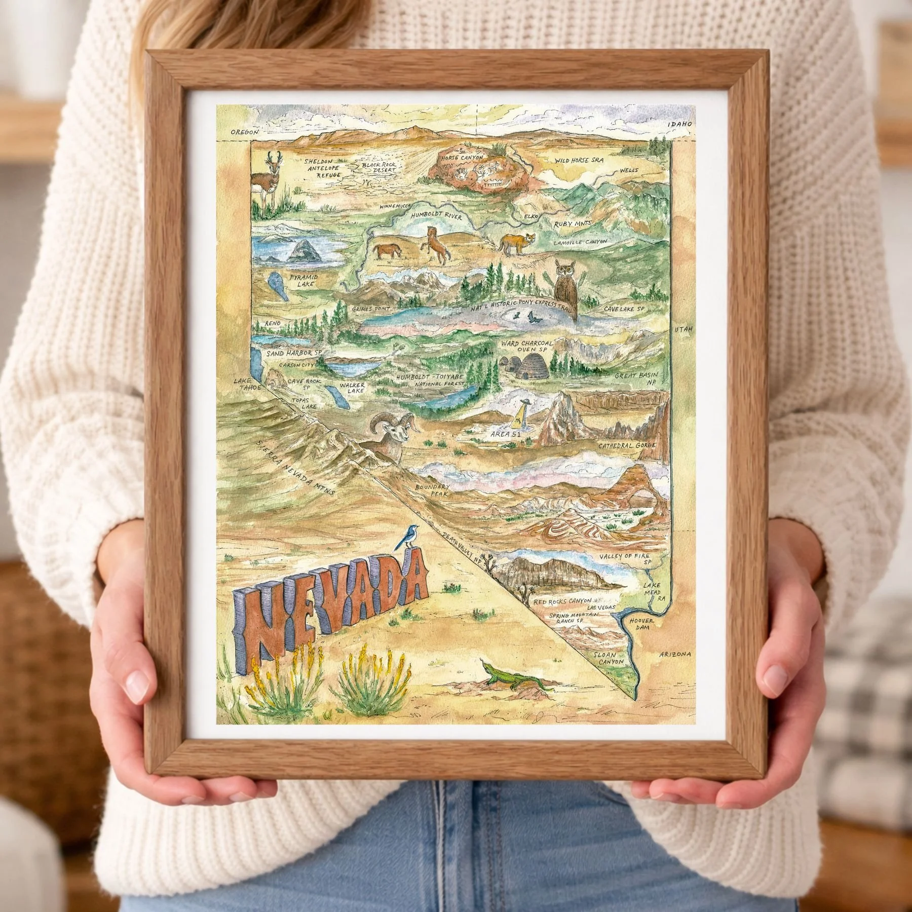 Nevada State Map