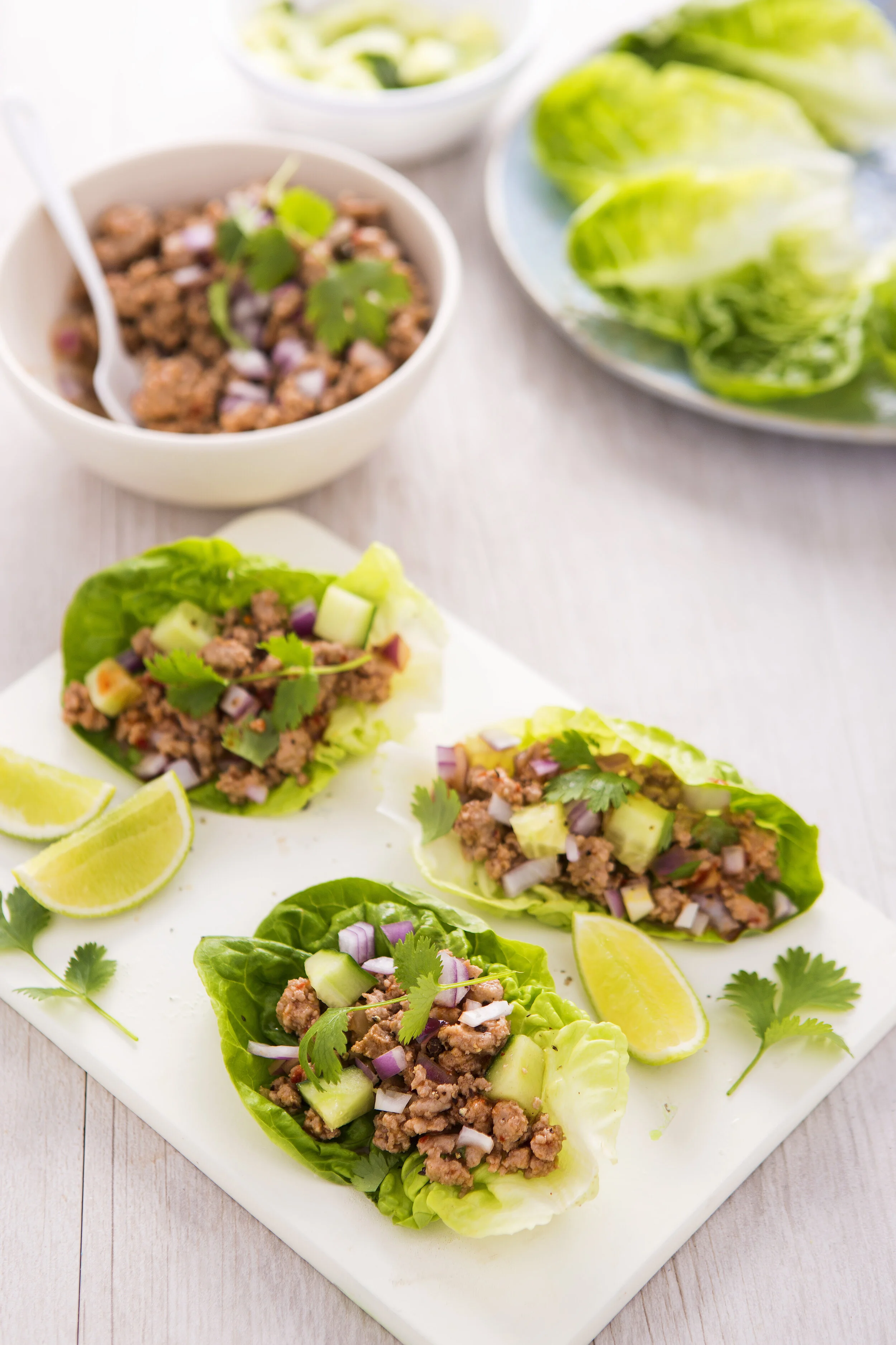 Spicy Pork Larb Taco