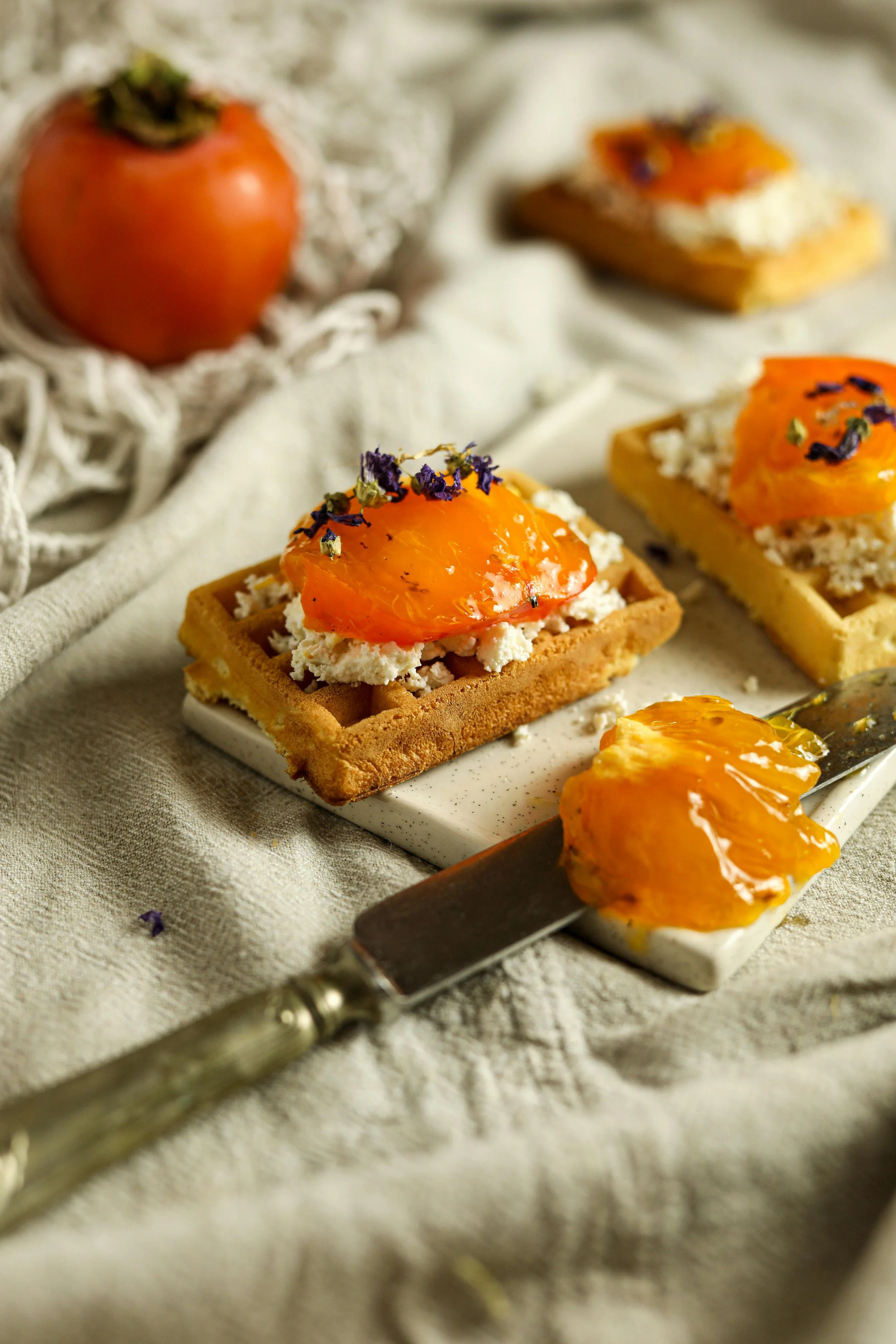 Persimmon Tartine
