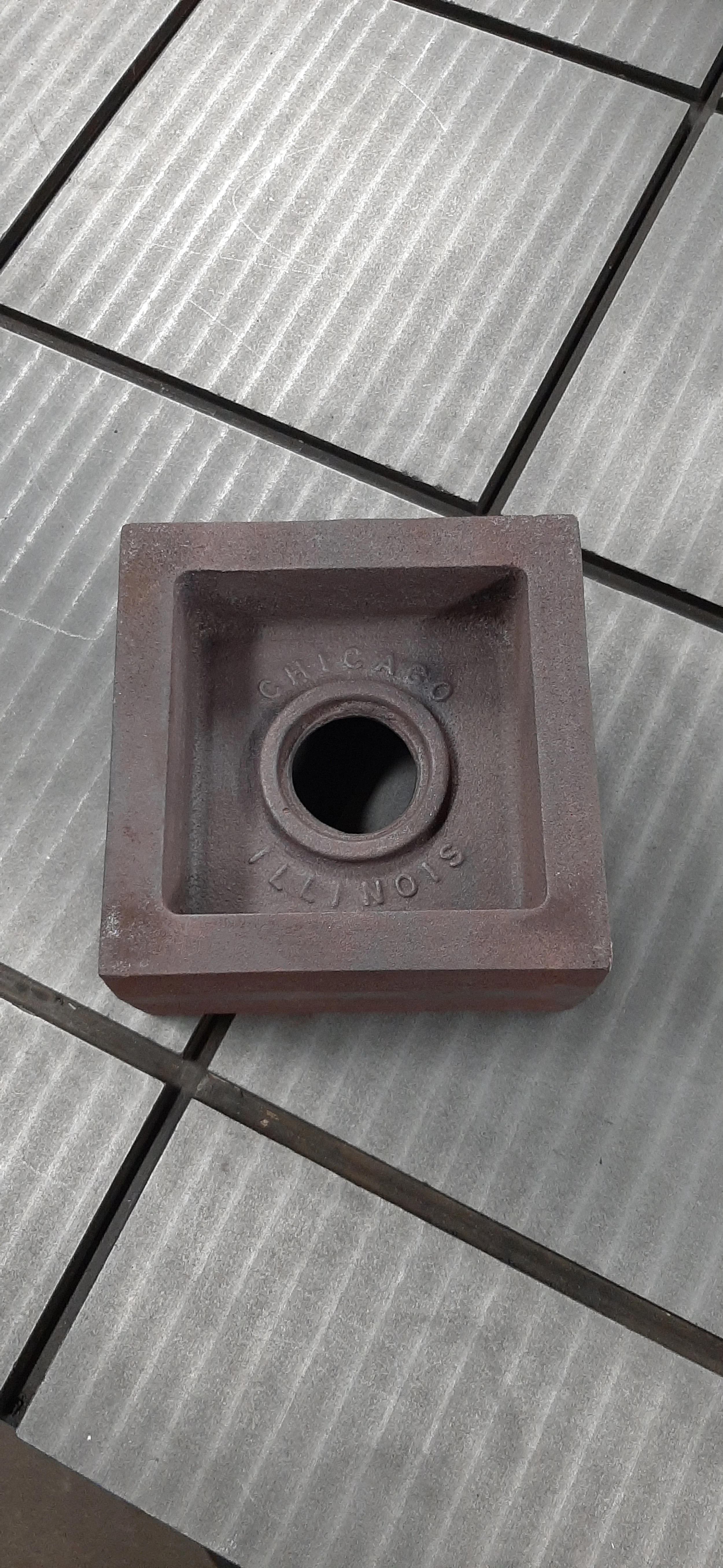 6x6x3 Raw Cast Iron Block