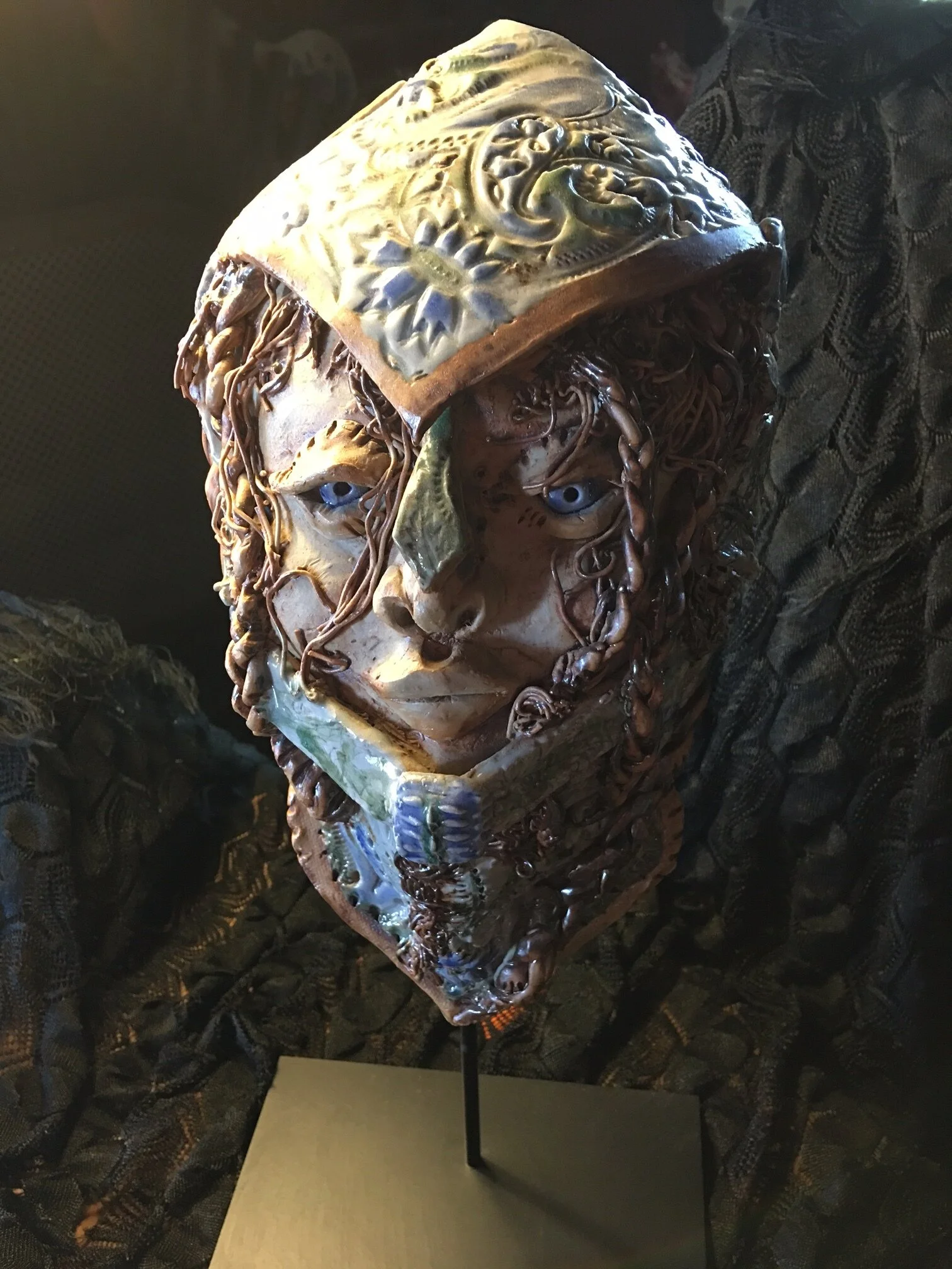 Ceramic Mask by Linda Johnstone Allen
