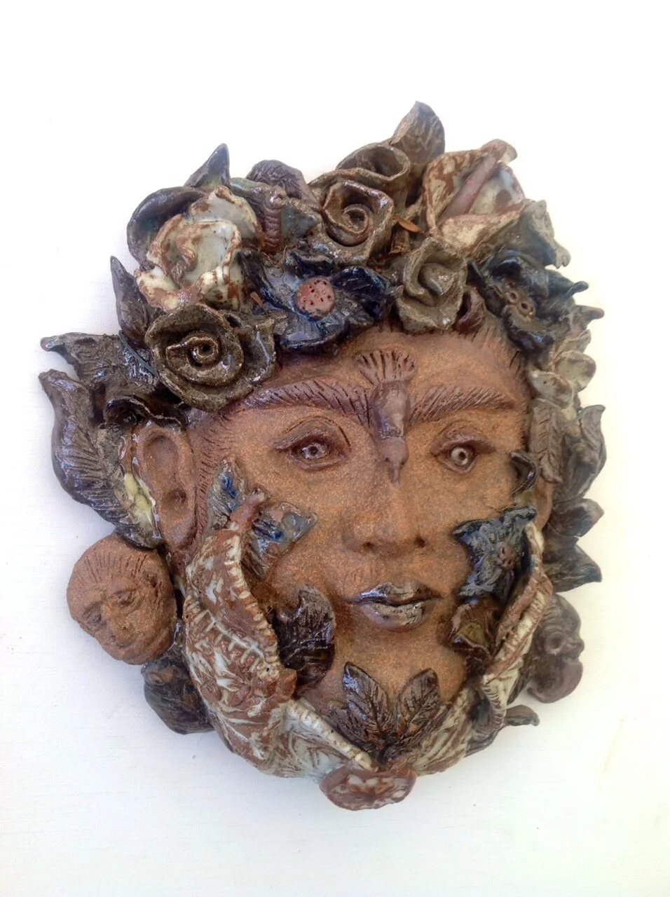 Ceramic Mask by Linda Johnstone Allen