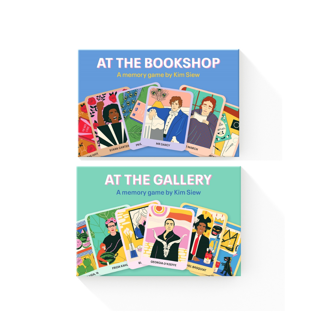 At The Bookshop (illustrated by Kim Siew)