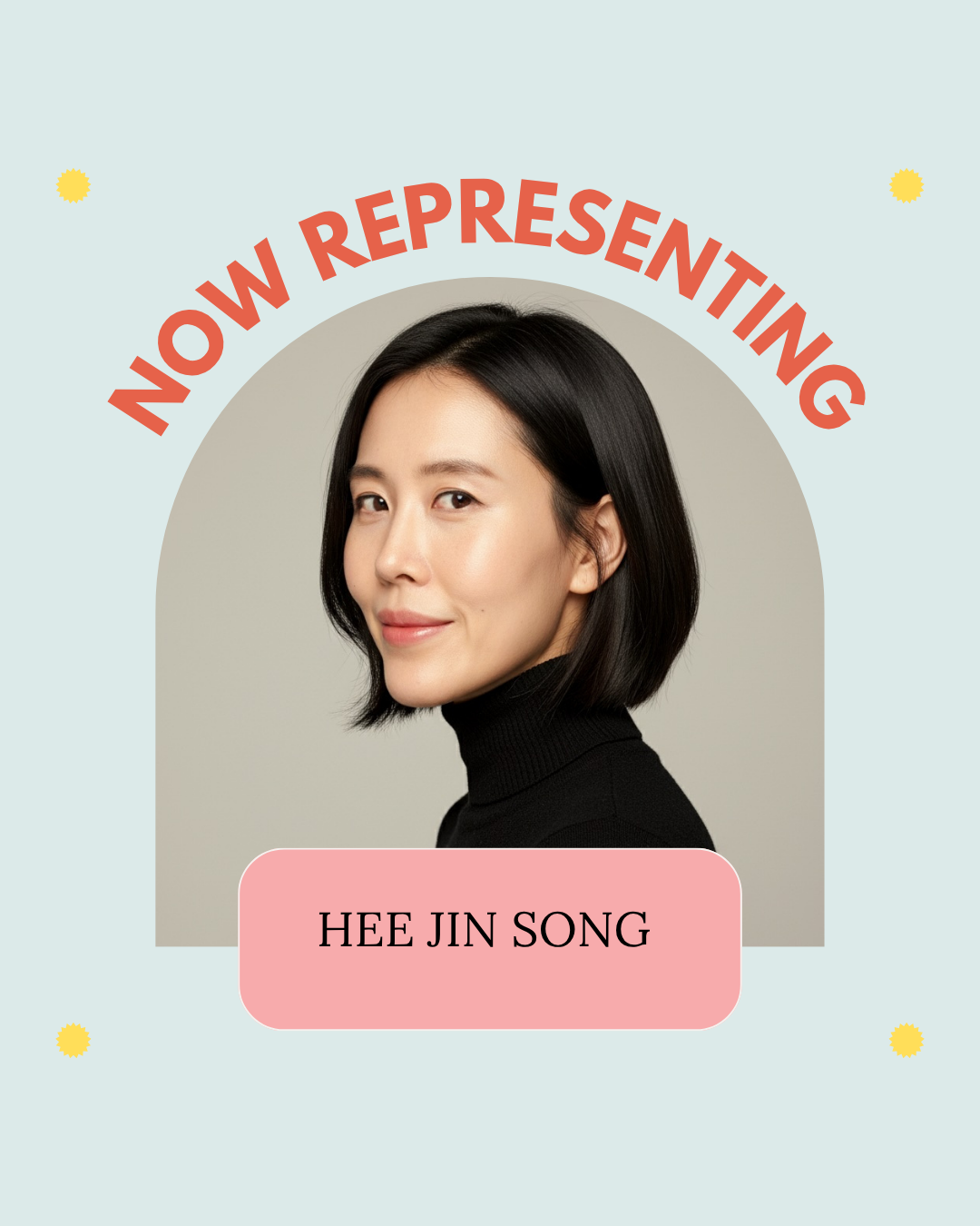 Now representing: Hee Jin Song