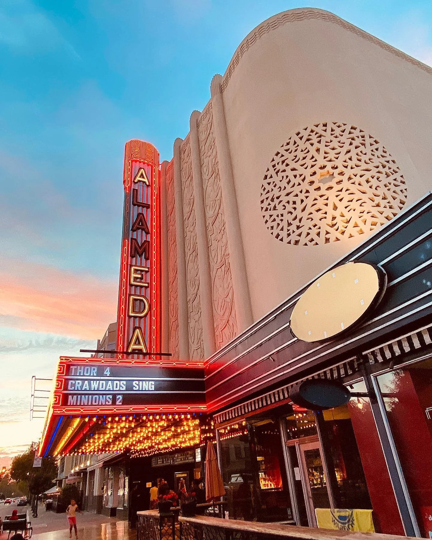 This 90 year-old Art Deco theater was such a cool place to see a movie 🍿 #alamedacalifornia #travelmore