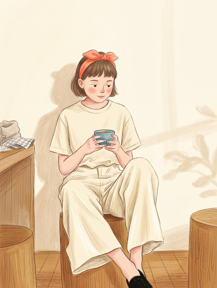 Children's illustration-girl- caffeeshop.png