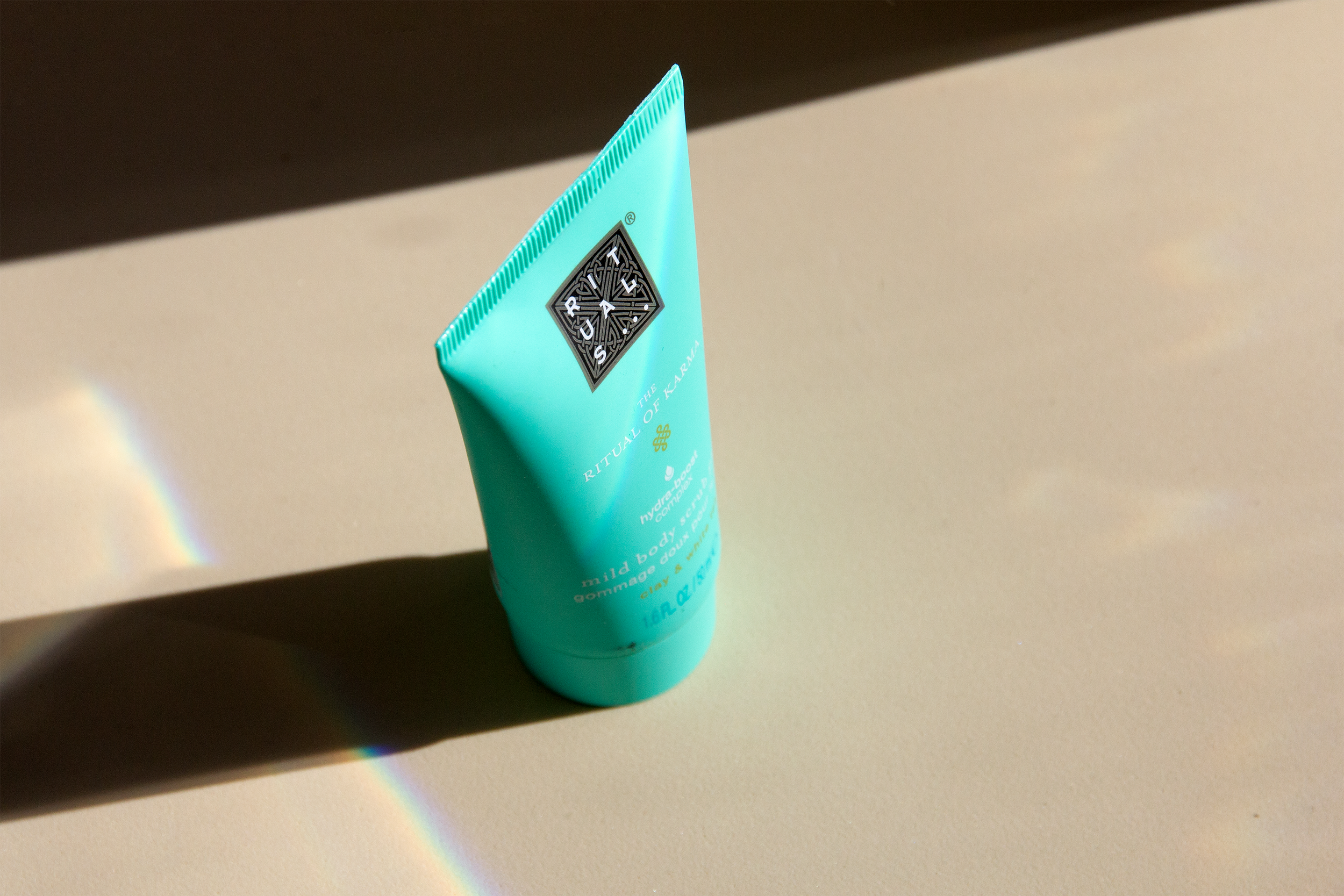 Skincare product photography with beis background 