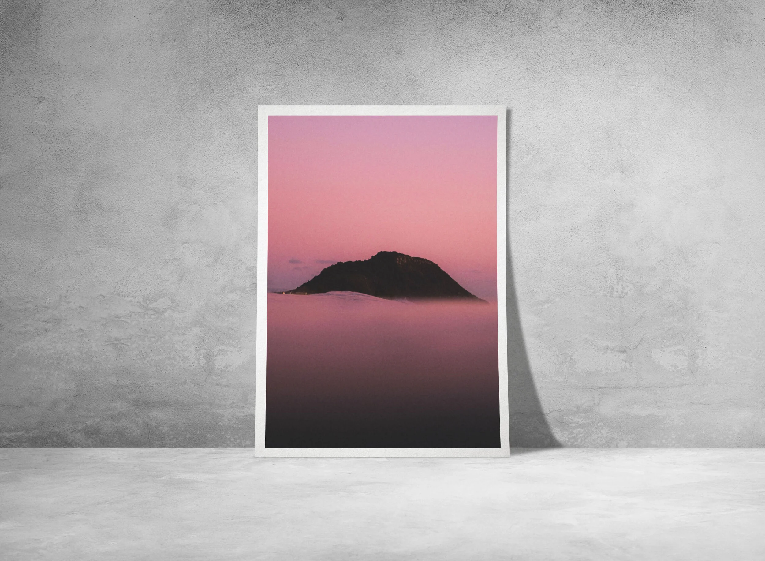 Mount Maunganui Water Photography Print in New Zealand Portrait