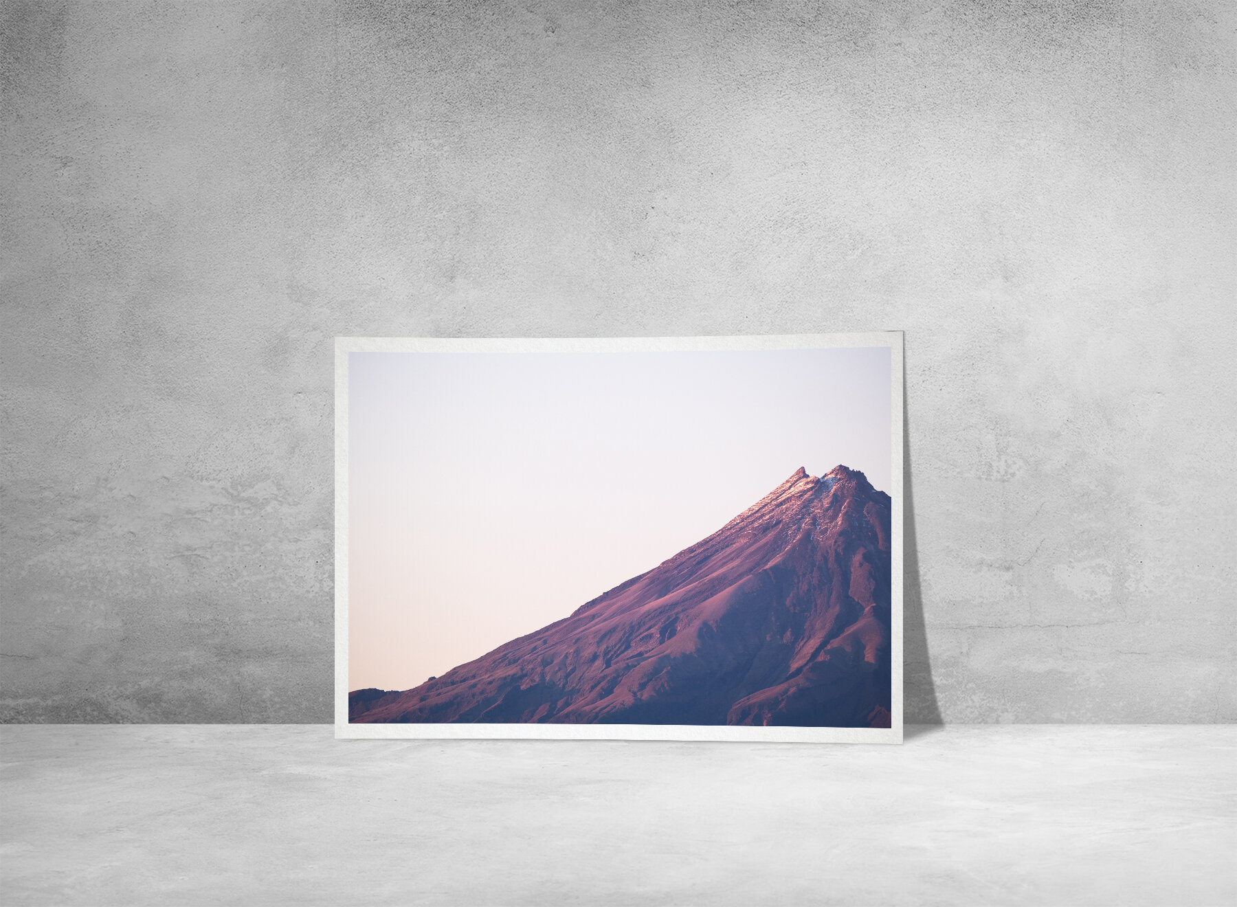 Mount Taranaki at Sunrise Landscape Photography Print in New Zealand