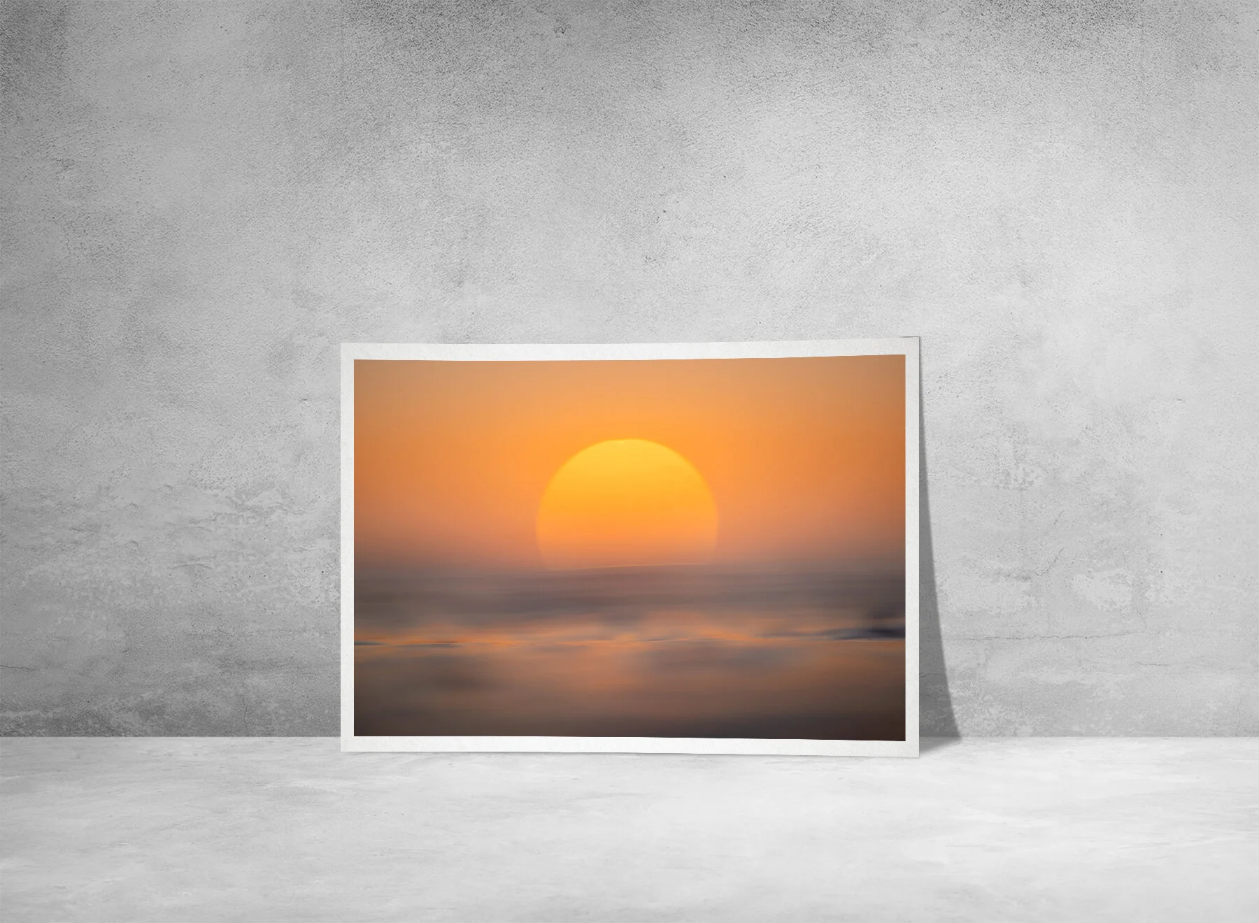 New Zealand Big Sunrise Water Photography Print by Lou Lou B Photo