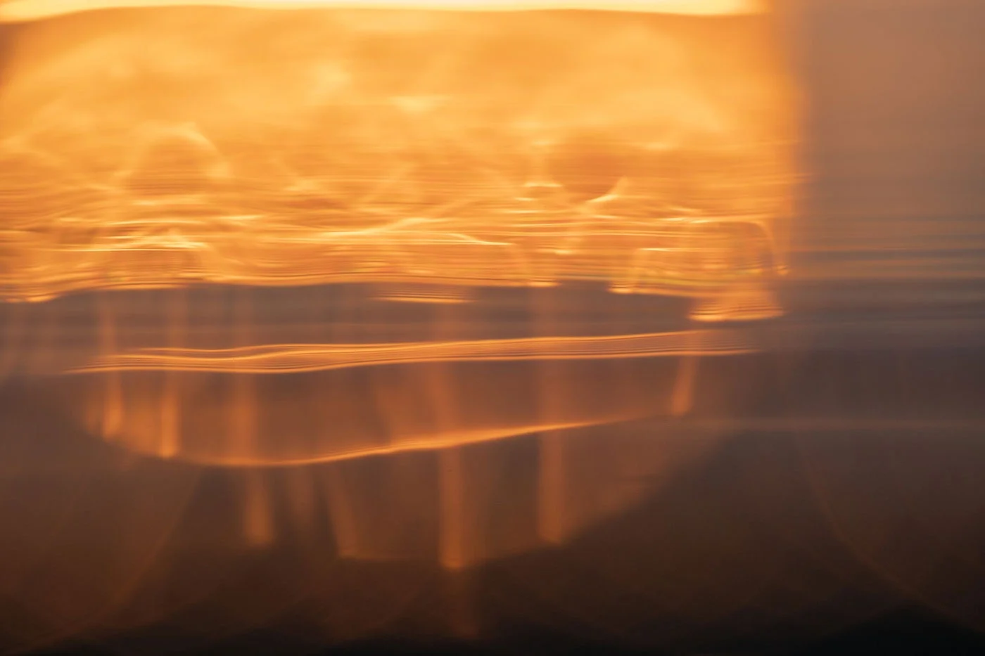 Mount Maunganui Golden Ocean Light Abstract