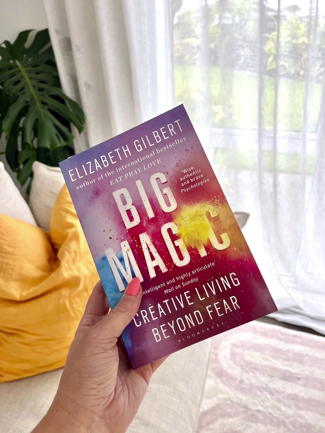 Big Magic by Elizabeth Gilbert book cover