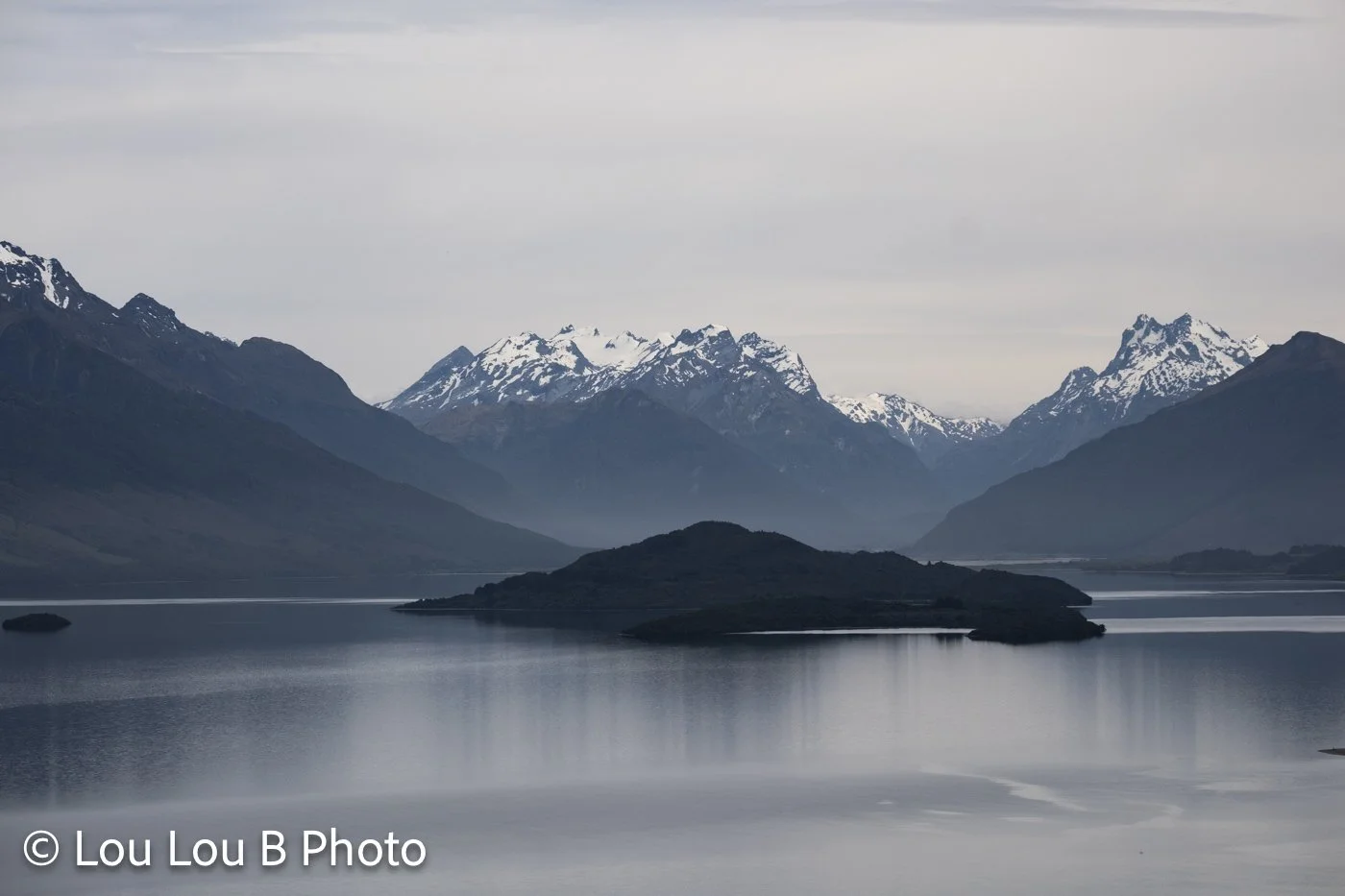 Lake Wakatipu and mountains looking towards Glenorchy, New Zealand