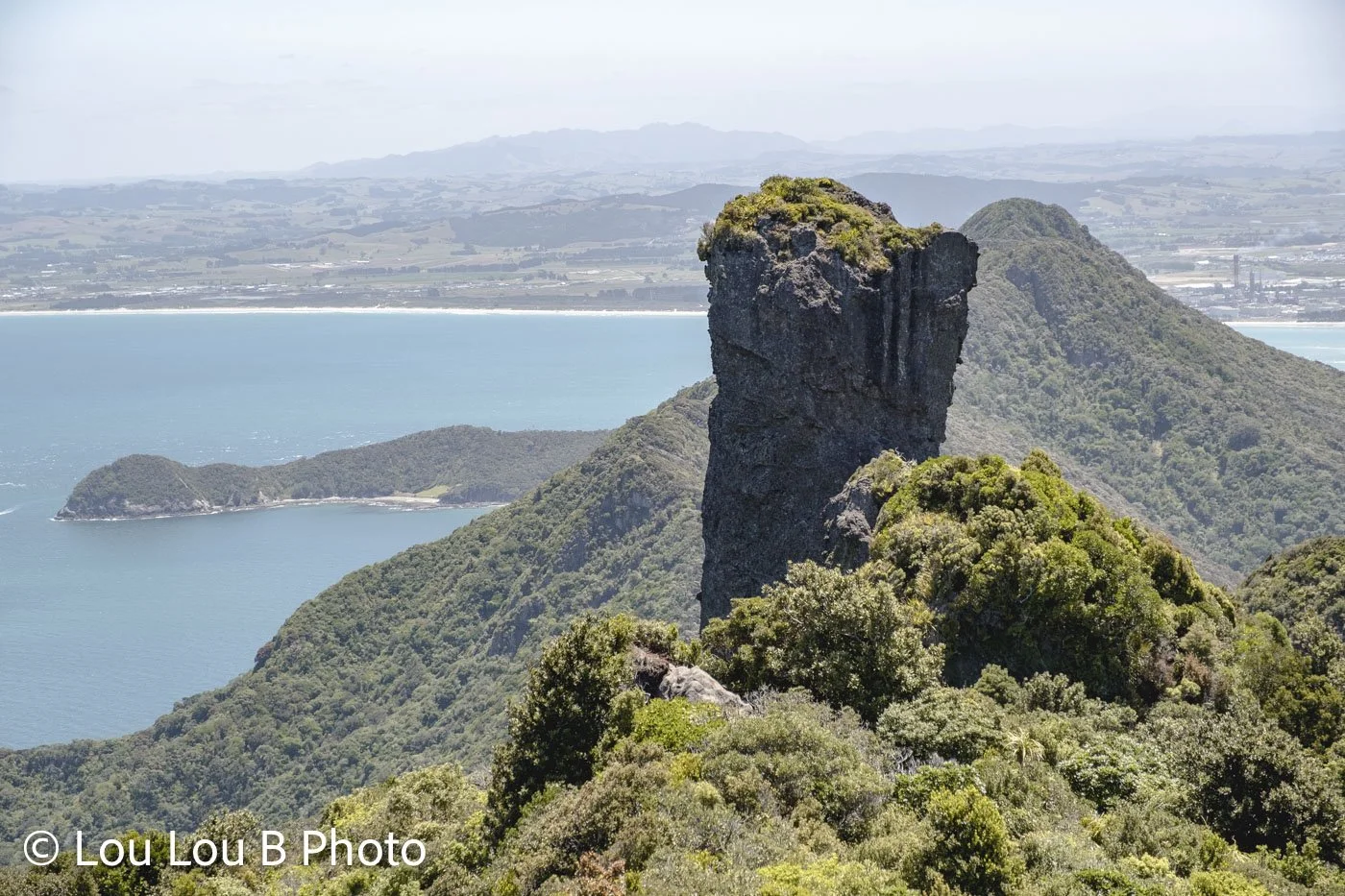 Bream Head viewed from the lookout above Whangārei Heads, Northland, New Zealand