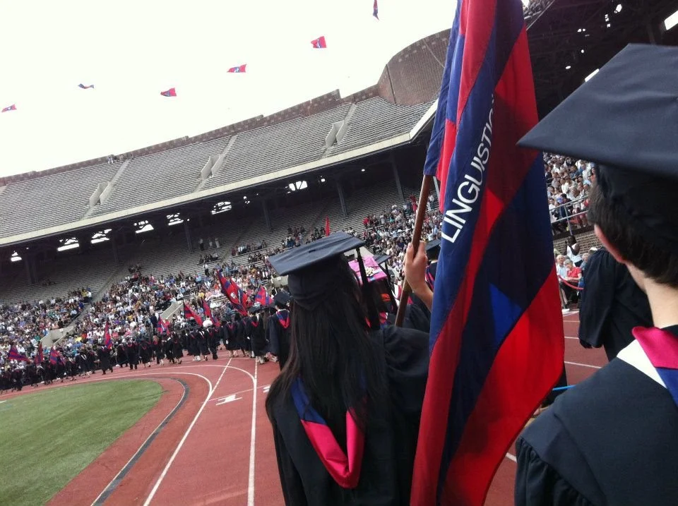 Graduating linguistics students
