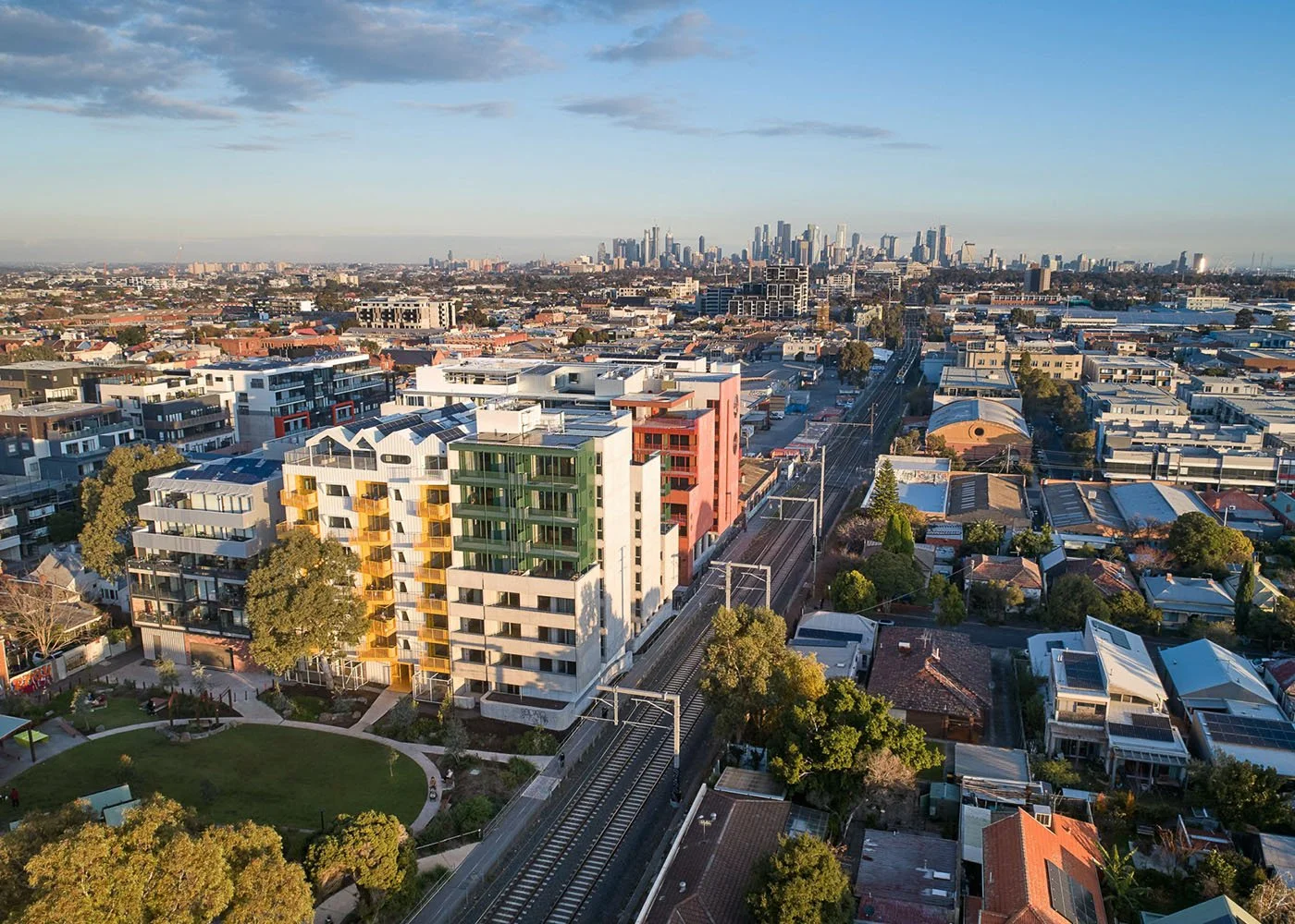 Nightingale Village - Brunswick

In partnership with Openwork, Breathe, Clare Cousins Architects, Austin Maynard, Kennedy Nolan, Hayball and Architecture Architecture