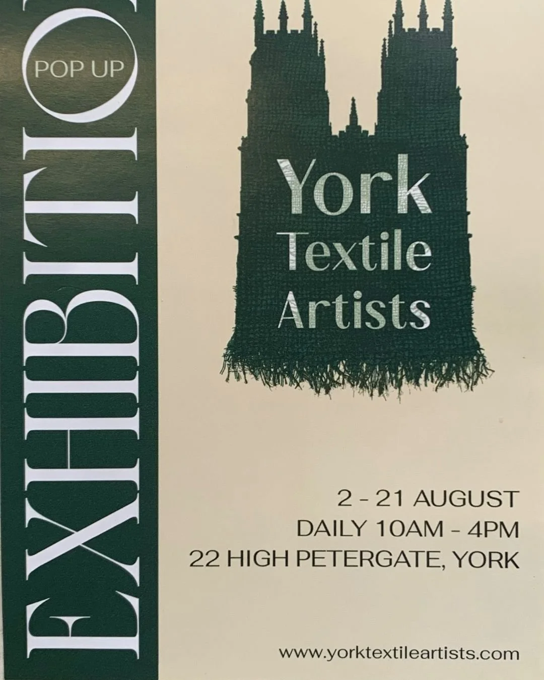York Textile Artists Pop Up Shop and Exhibition