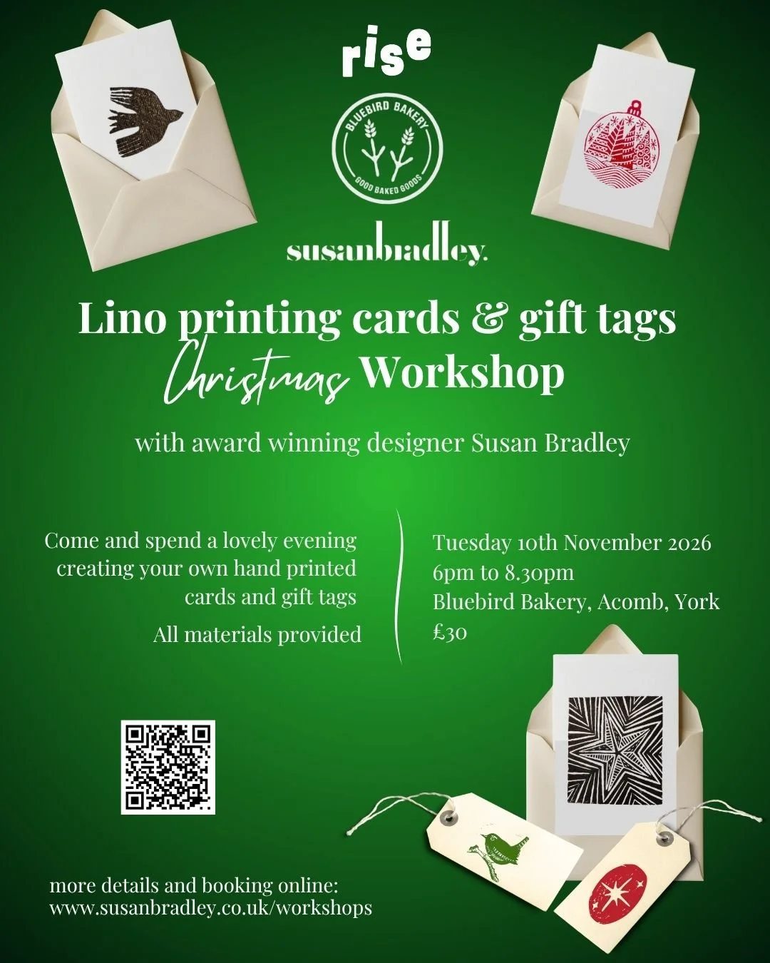Christmas Linocut Printing Workshop