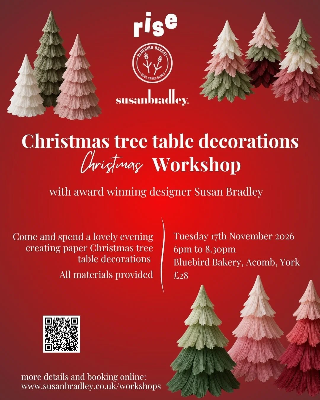 Paper Christmas Tree Decorations Workshop