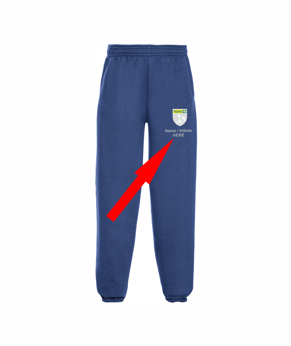Harris Crystal Palace Academy Jogging Bottoms Uniform Club