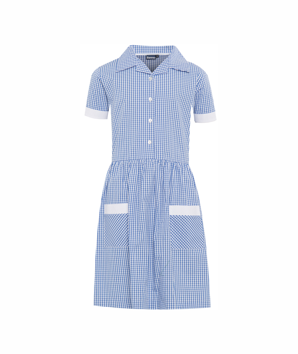 Banner Schoolwear Ayr Corded Gingham Dress — Uniform Club