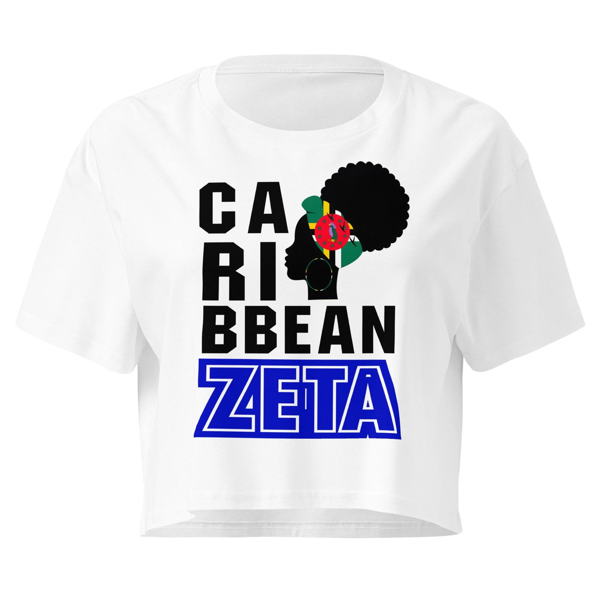 Caribbean Heritage Crop Top (Dominica)