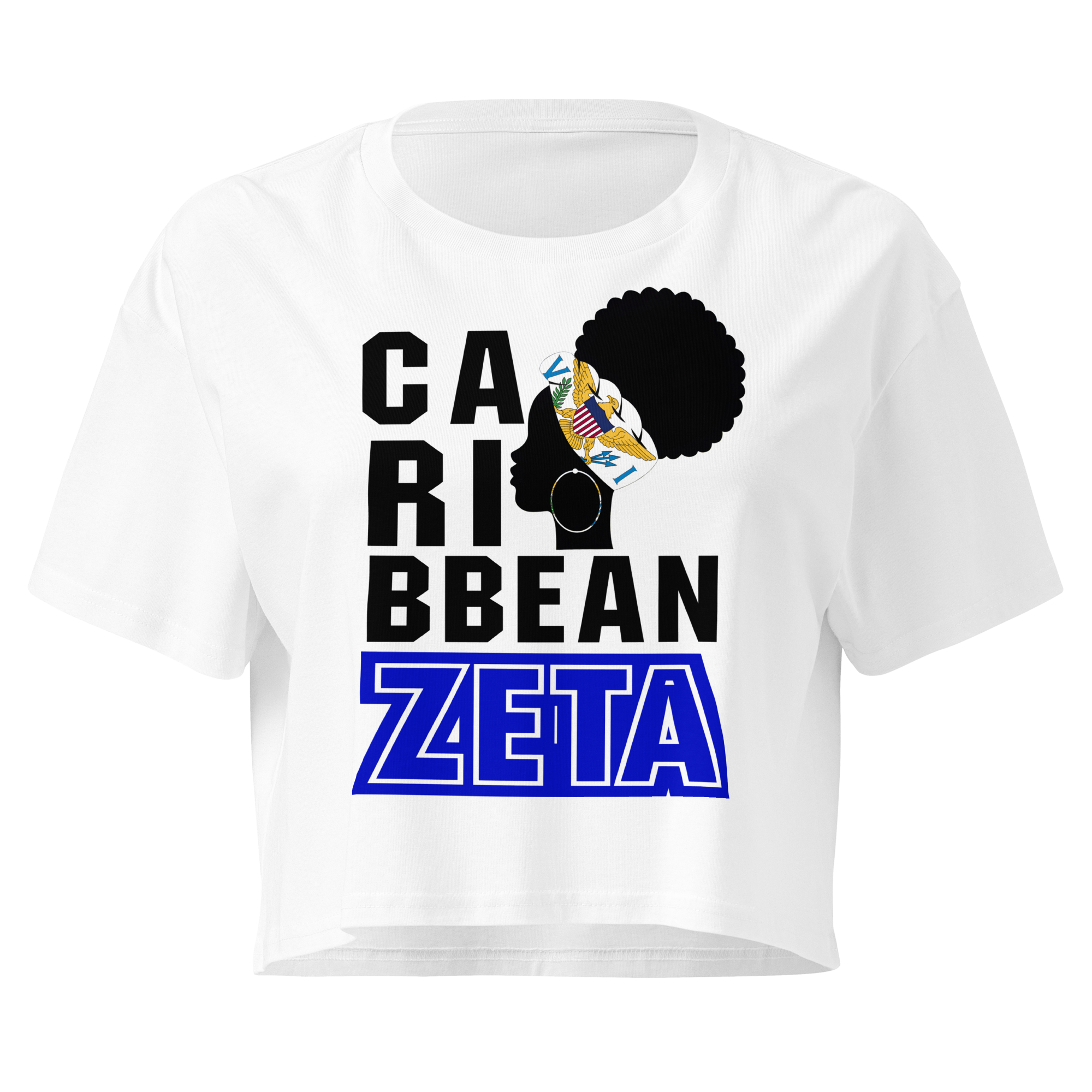 Caribbean Heritage Crop Top (USVI)