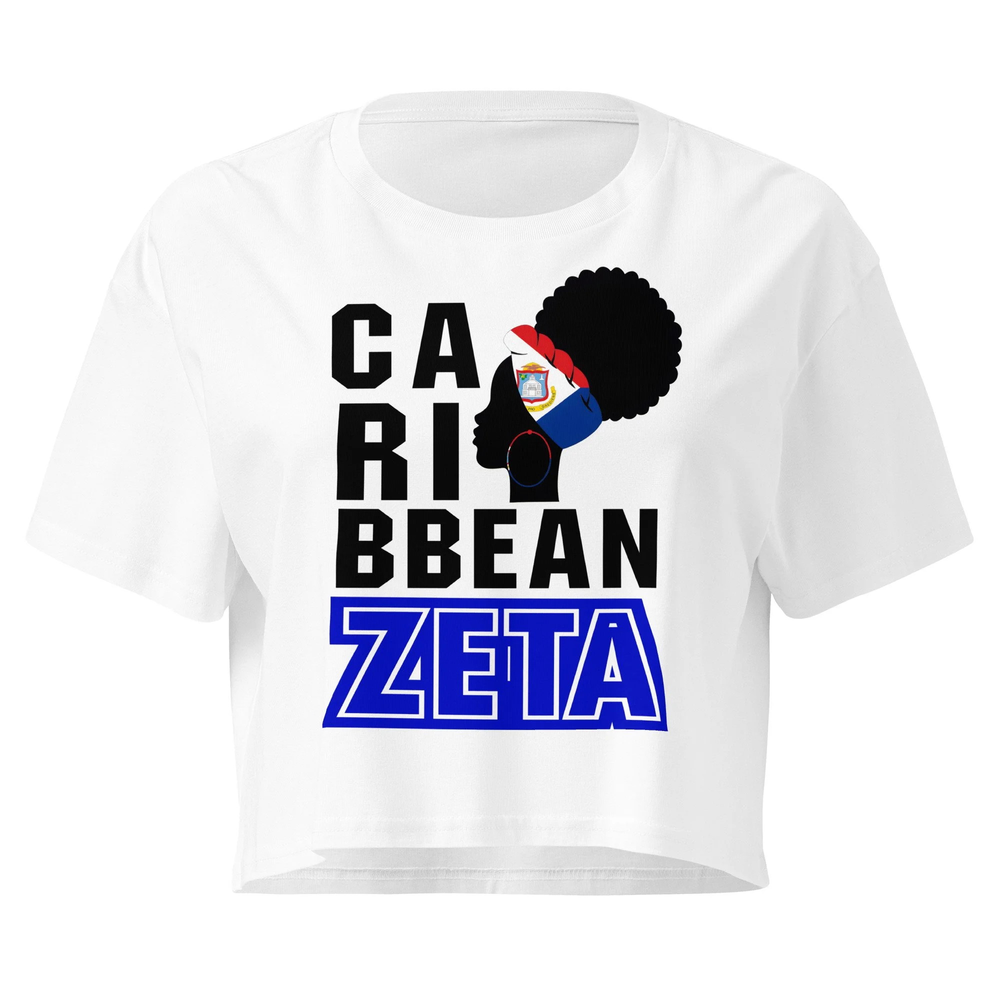 Caribbean Heritage Crop Top (Saint Martin)