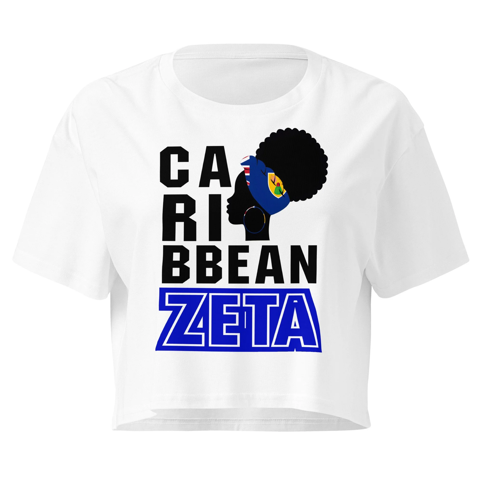 Caribbean Heritage Crop Top (Turk and Caicos)