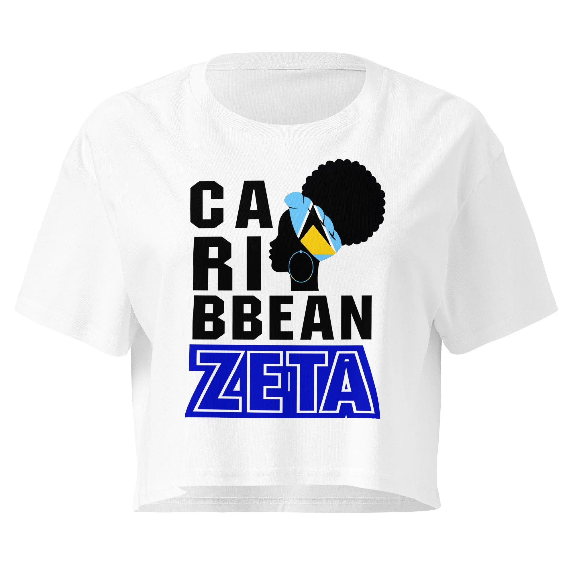 Caribbean Heritage Crop Top (Saint Lucia)