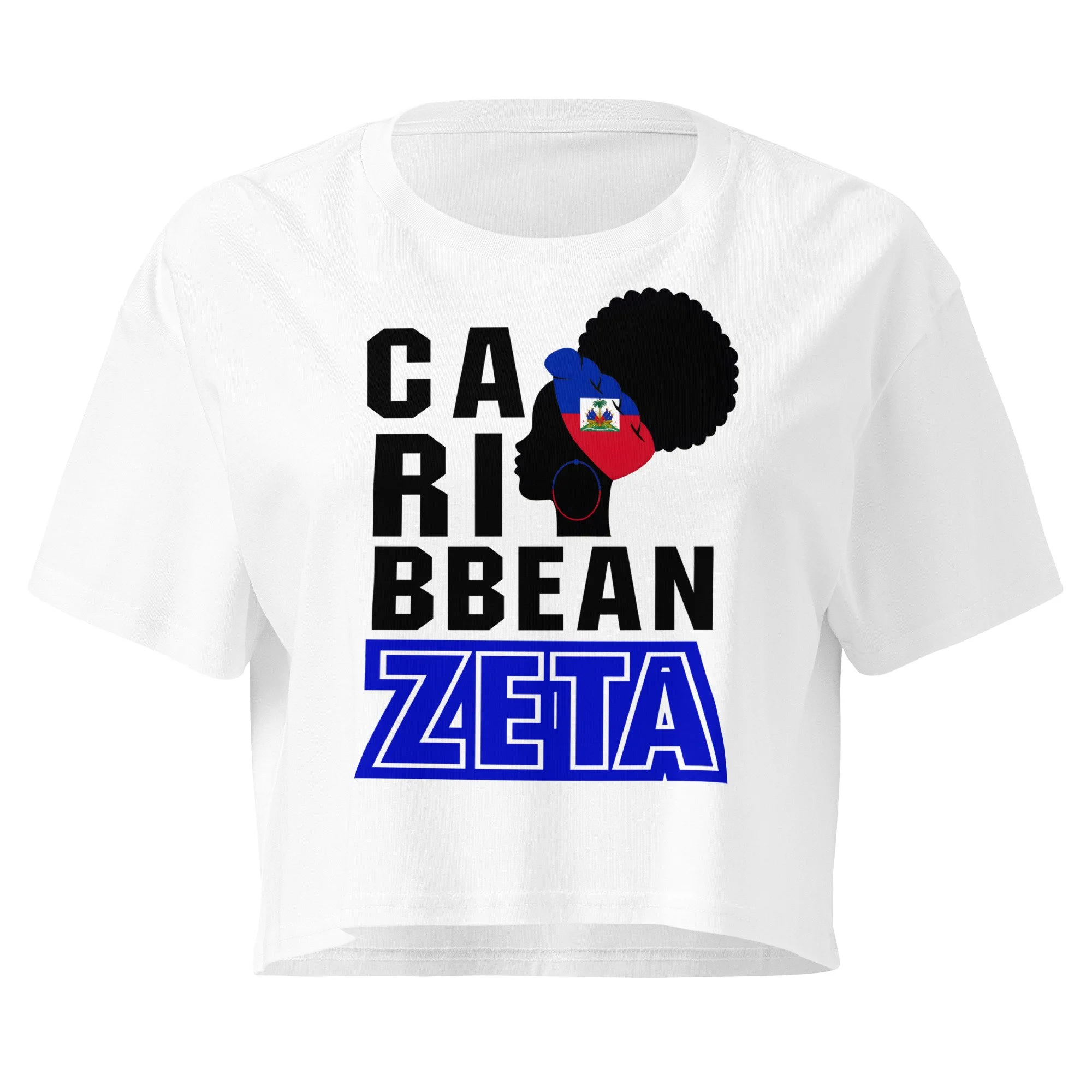 Caribbean Heritage Crop Top (Haiti)