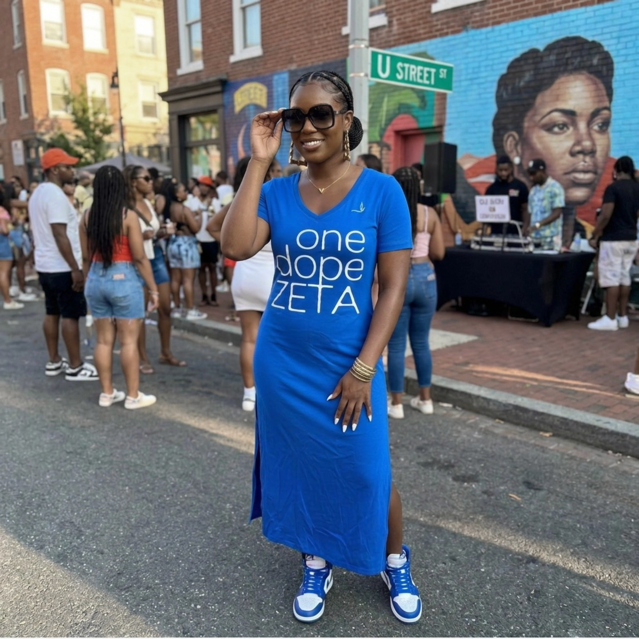 One Dope Zeta T‑Shirt Maxi Dress