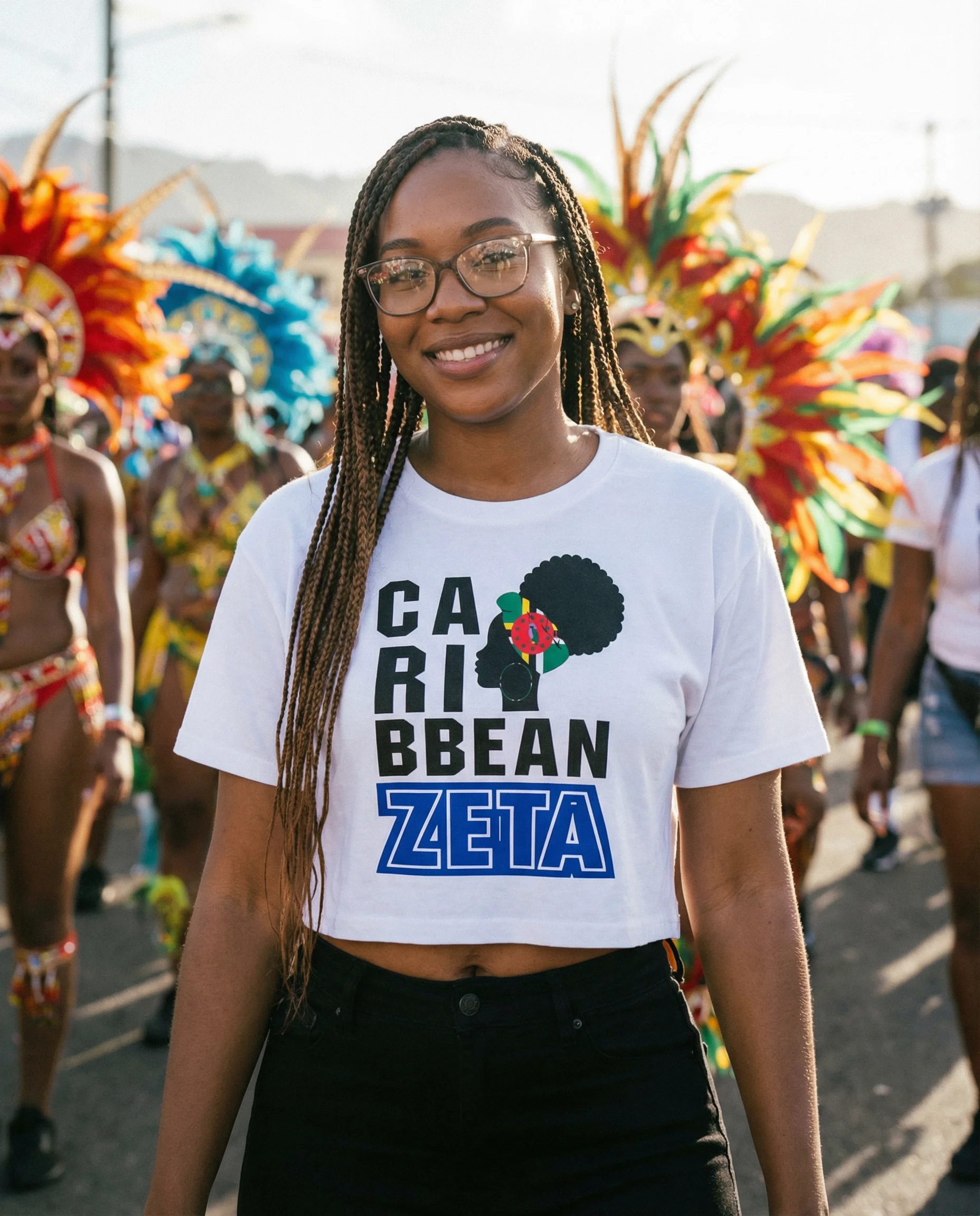 Caribbean Heritage Crop Top (Dominica)