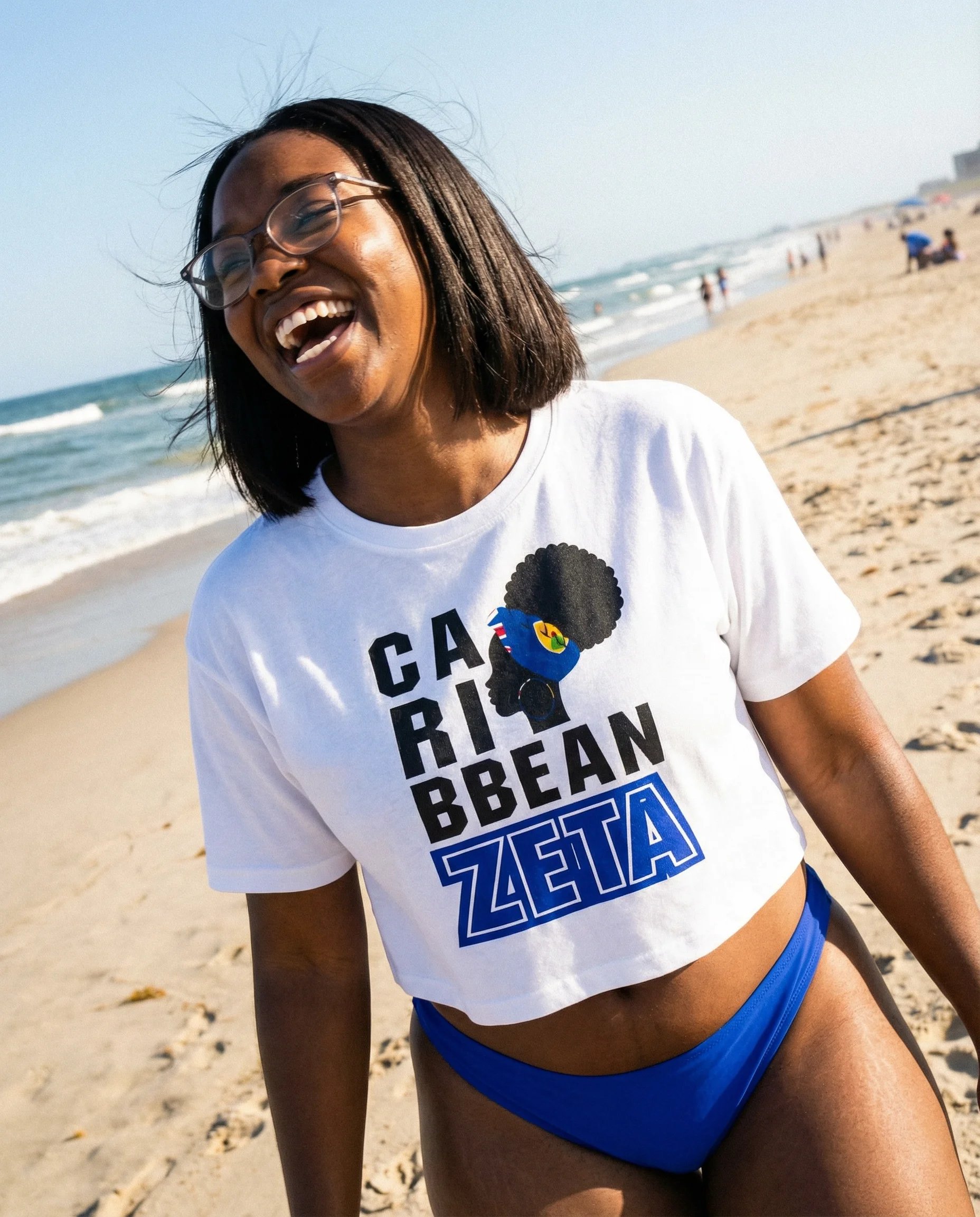 Caribbean Heritage Crop Top (Turk and Caicos)