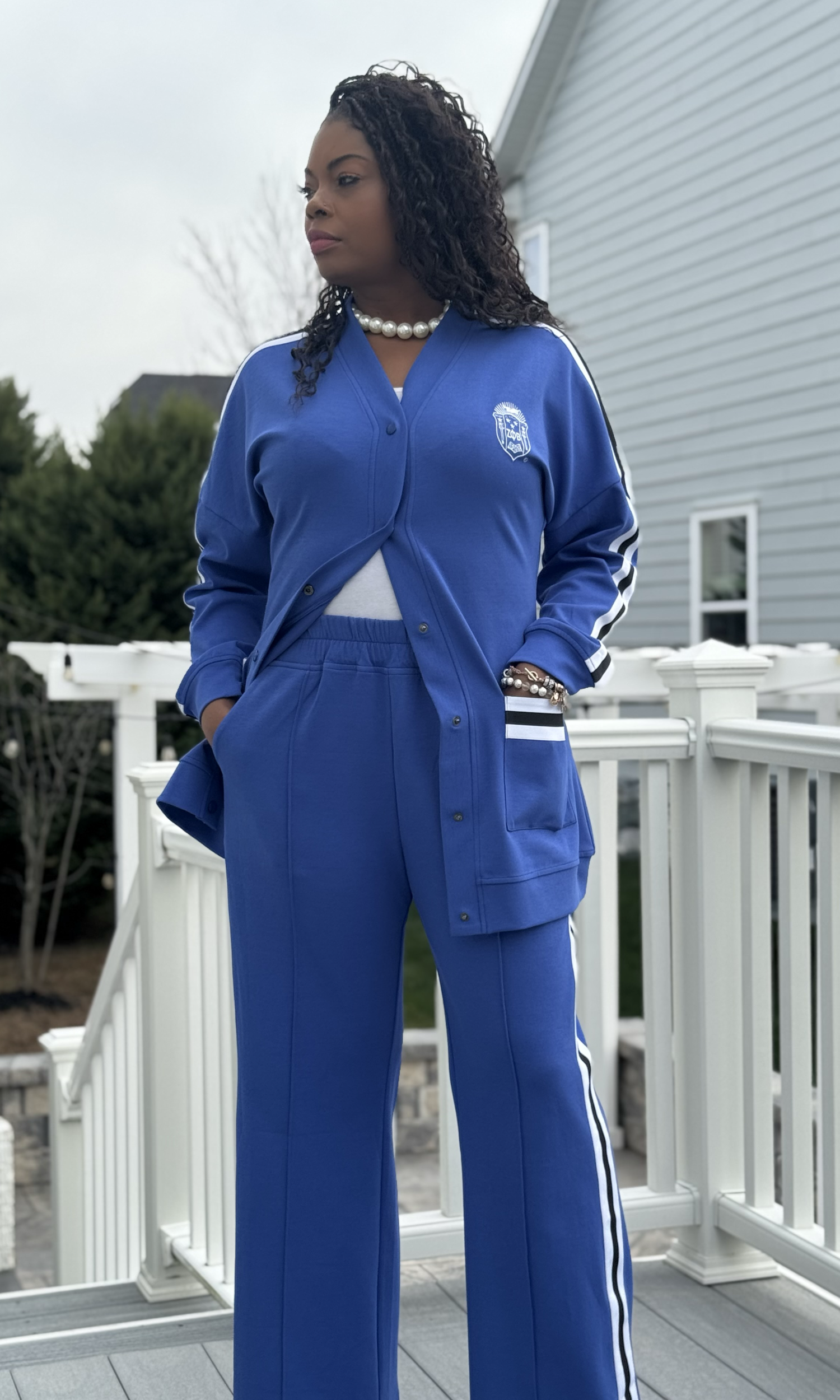 Zeta Phi Beta Elevated Casual Sweatsuit (PreOrder Only)