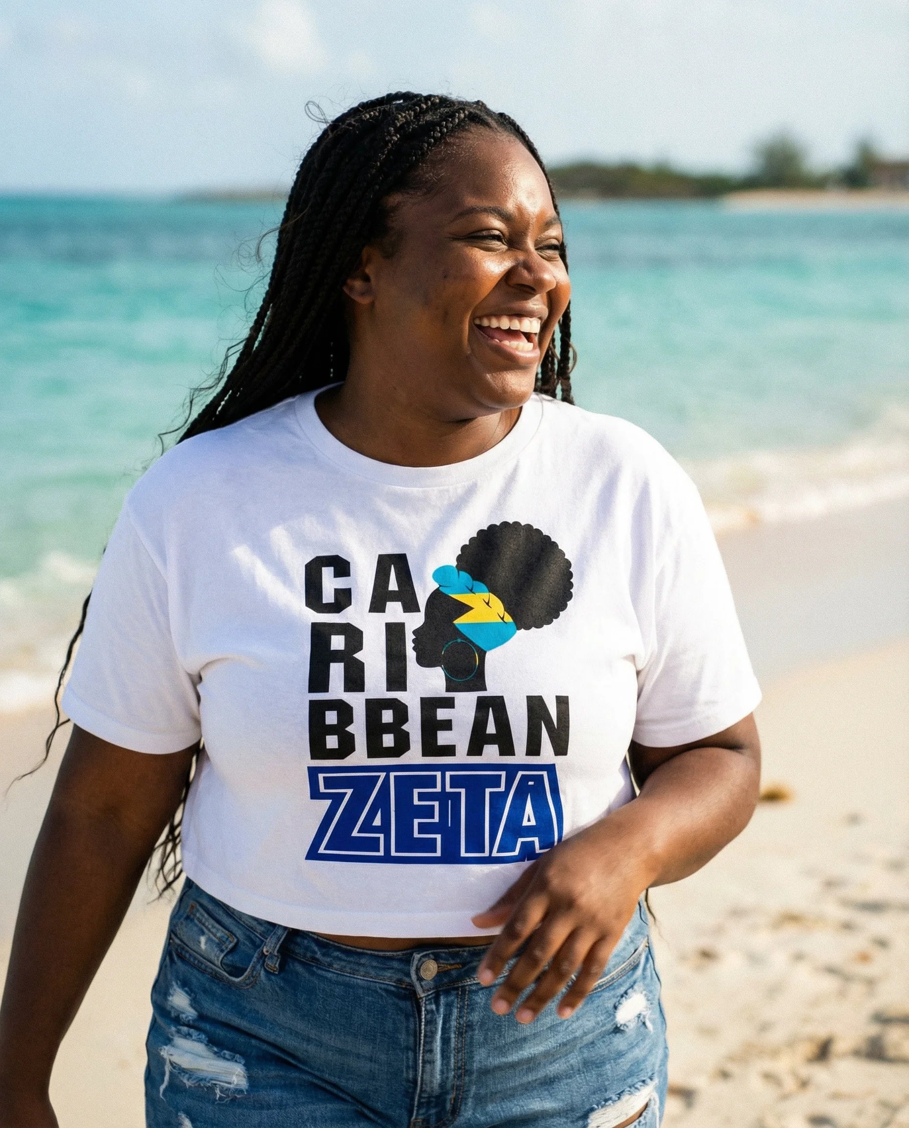 Caribbean Heritage Crop Top (Bahamas)