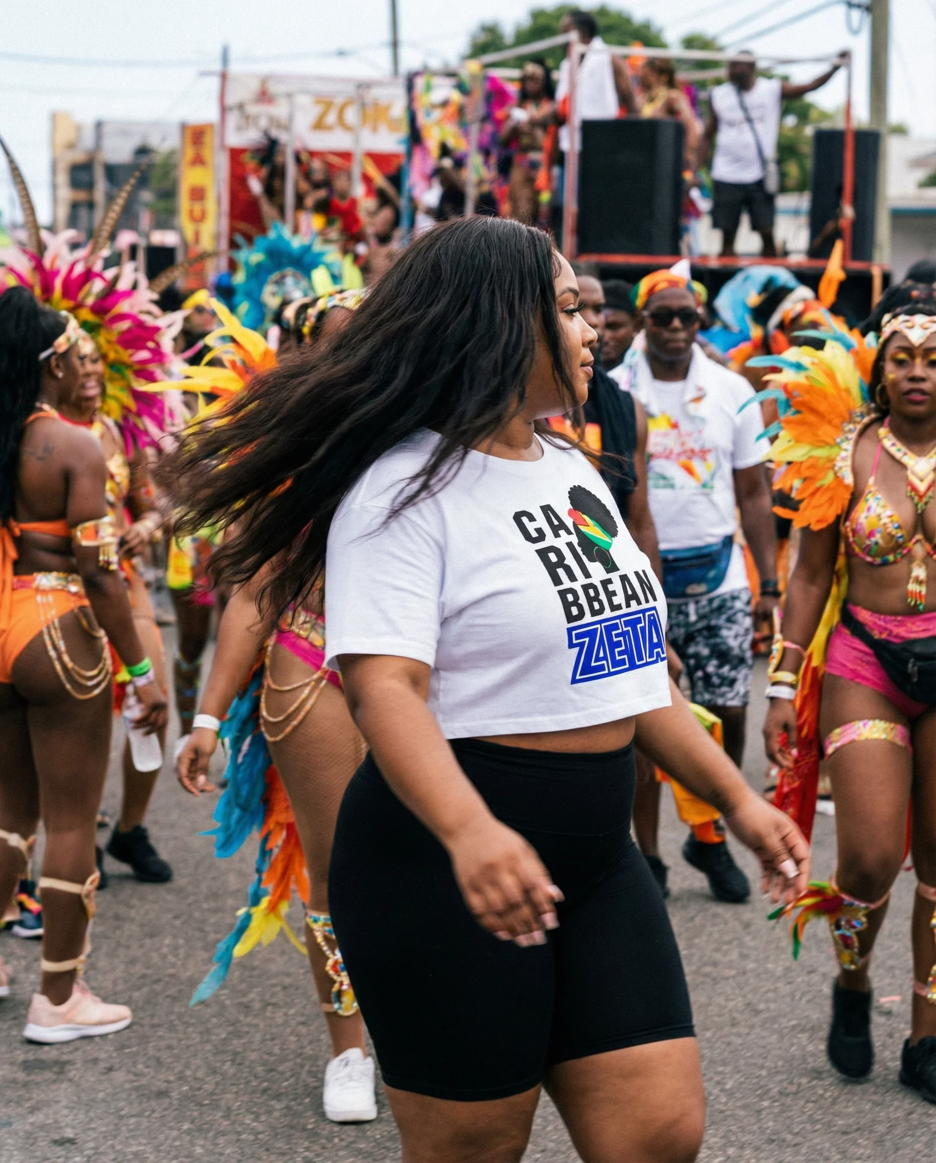 Caribbean Heritage Crop Top (Guyana)